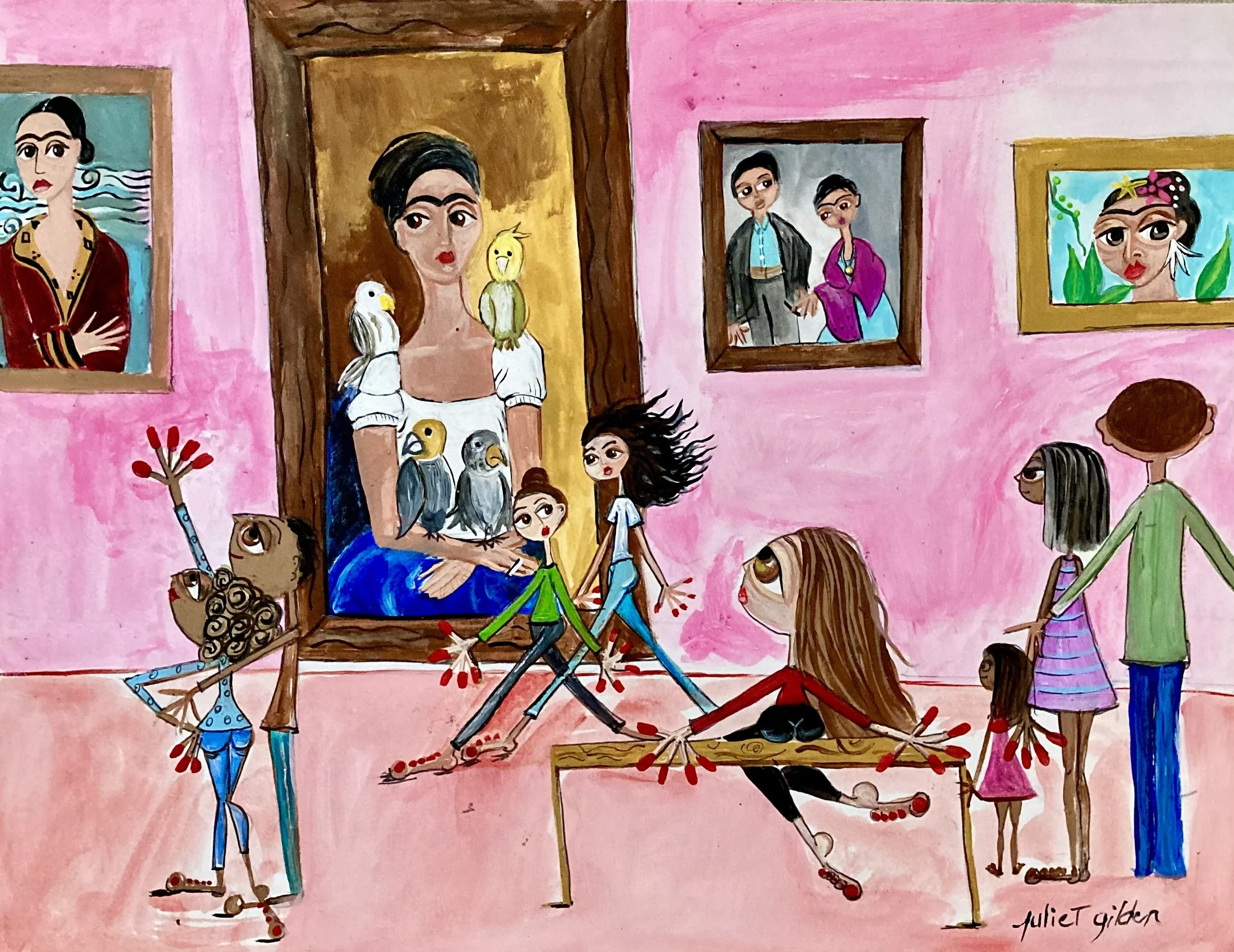 a day with frida Kahlo