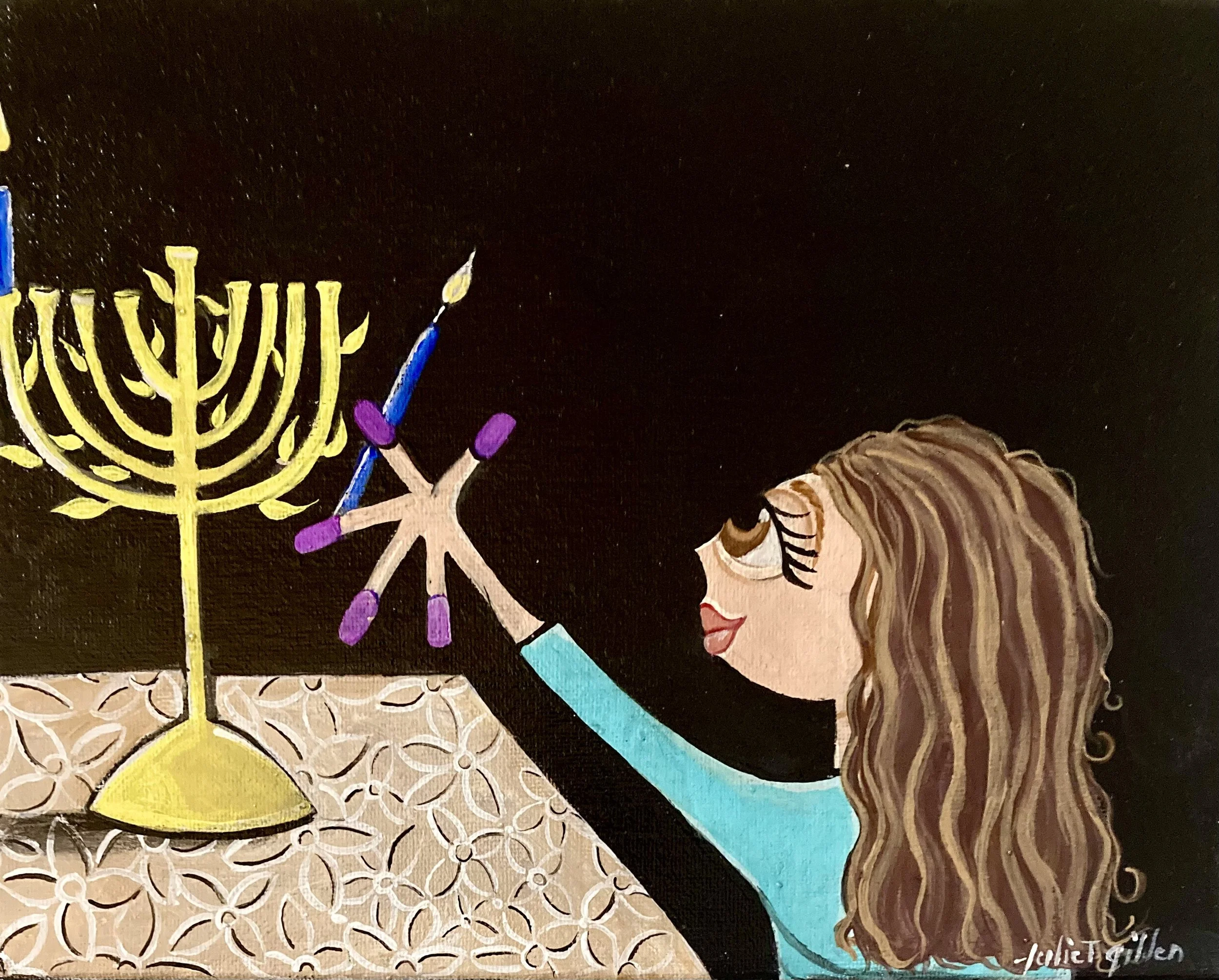 Hanukkah Lighting