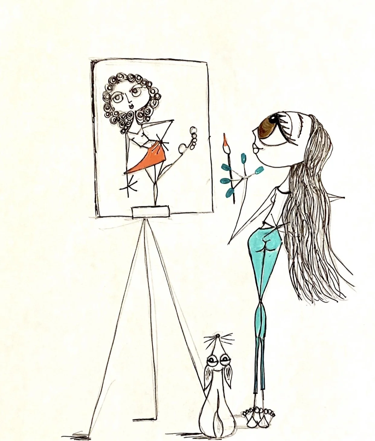 An_Artist_And_Her_Dog.jpg
