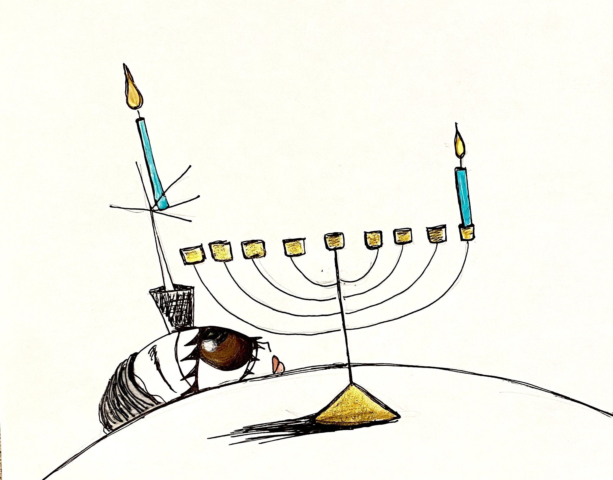 lighting the candles