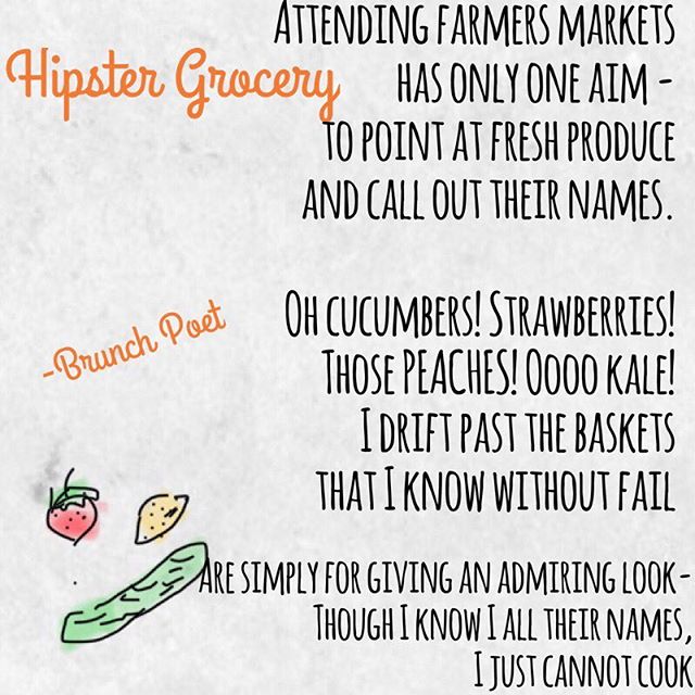 🥕Hipster Grocery .
.
.
#farmersmarket #poetsofinstagram #poetsofig #drunkpoetsociety #millenialpoets #thisisthirty #adultingsohard #strawberries #saturdaythoughts #weekendvibes #hipsters #poetrycommunity #poetryporn