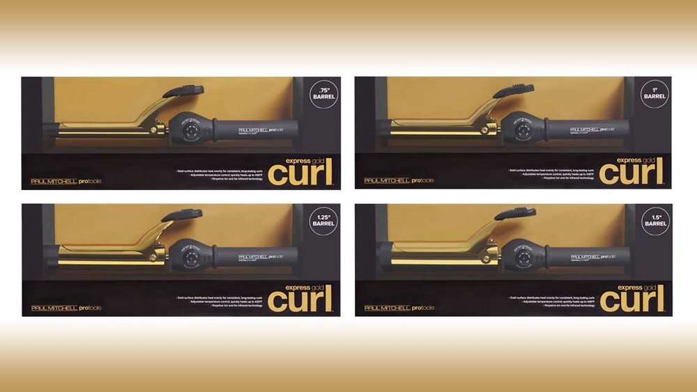 Express Gold Curling Iron