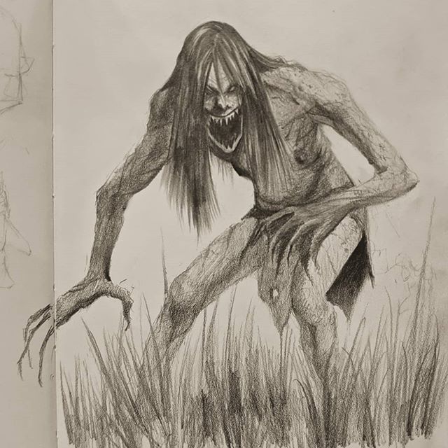 Gettin in the mood #horror #sketch #sketchbook I wish I was as good as @stevenzapata_art #nexttime