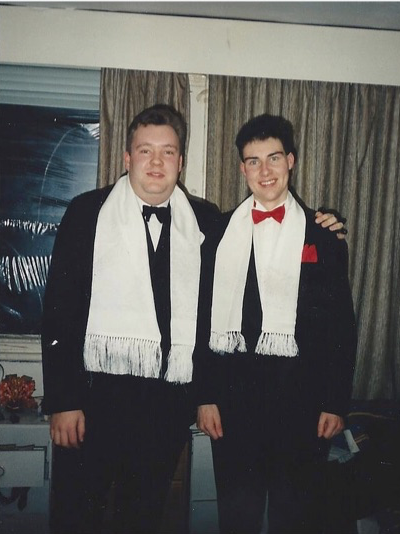 Sifu Chris (on the left) the around the last time he was learning something completely new