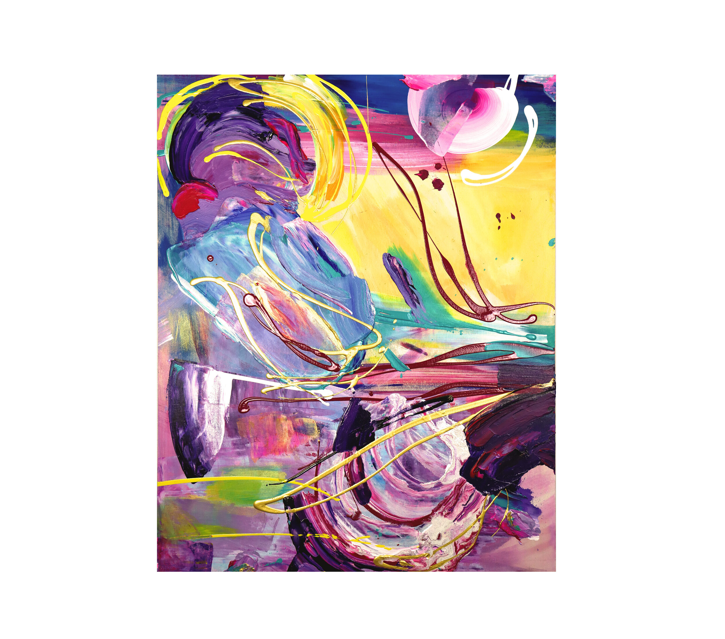 Hold Your Self High. Acrylic on Wood. 30 x 24. $650.jpg