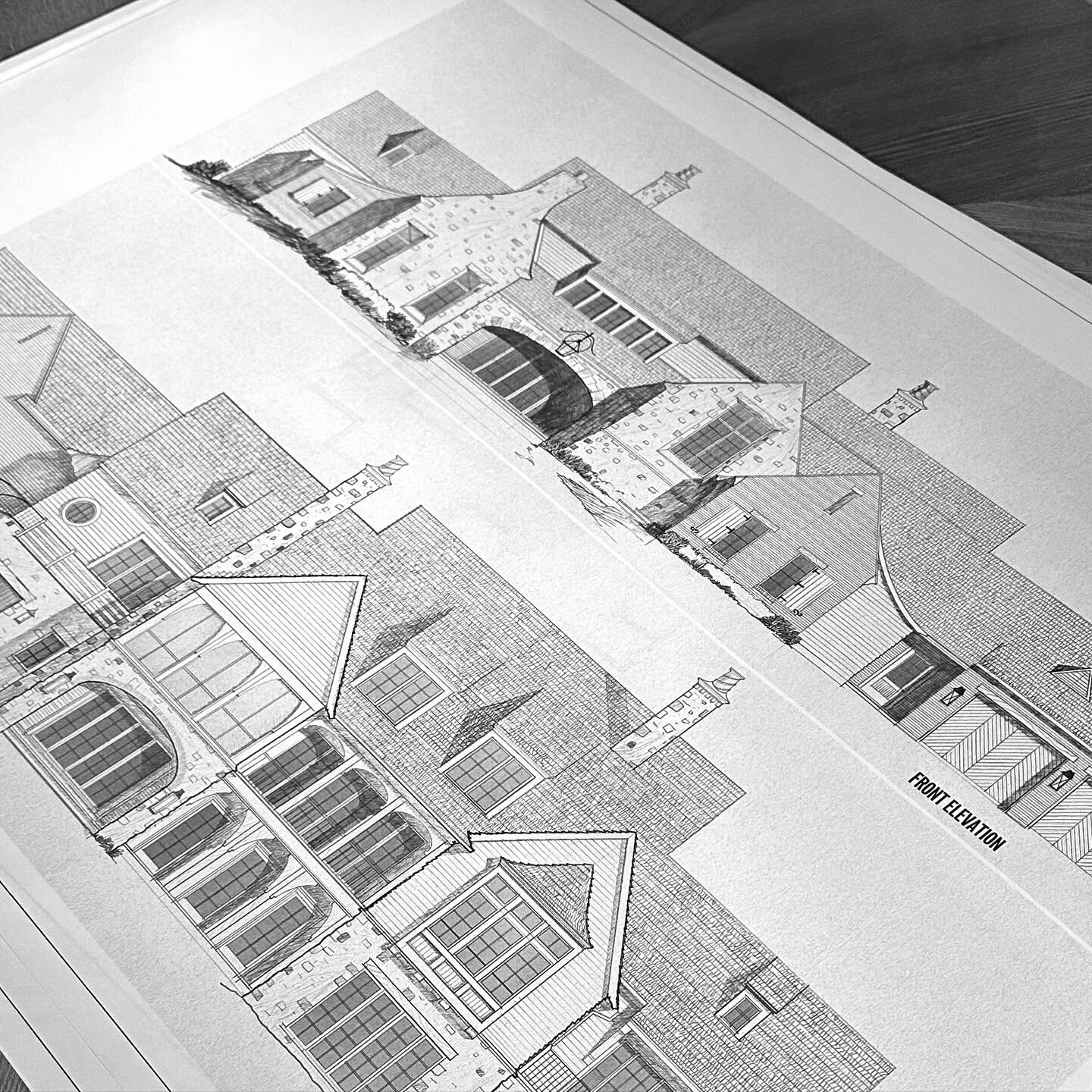 Drawings for a client presentation tomorrow. #houseonalake 
&darr; 
&darr;
&darr;
#architect #TraditionalDesign #ArchitectDesigned #TraditionalHouse #HomeInspiration #Homeinspo #HouseDesign #TraditionalArchitecture #TraditionalHome #TraditionalHomeDe