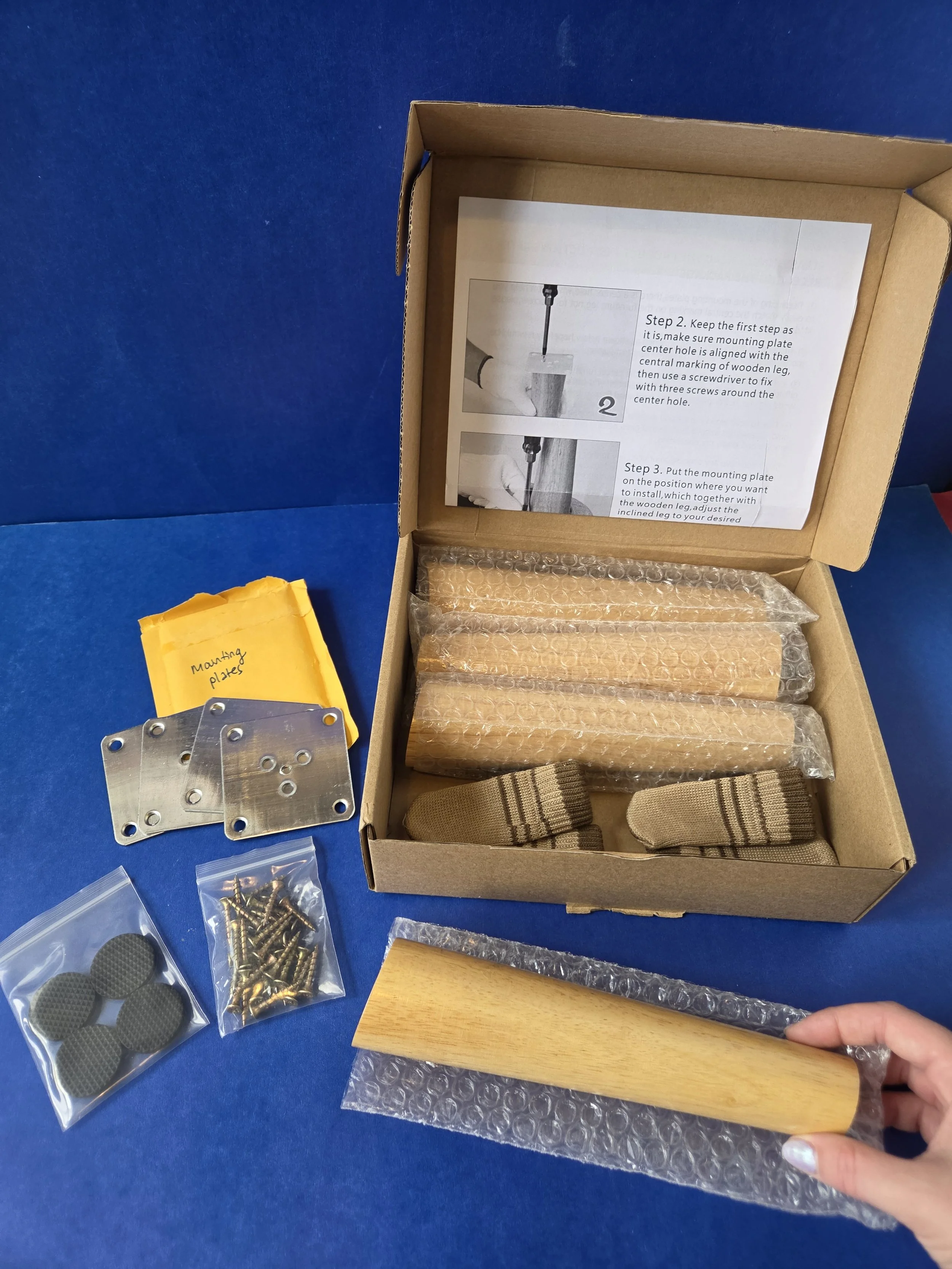 Wood Furniture Legs Set