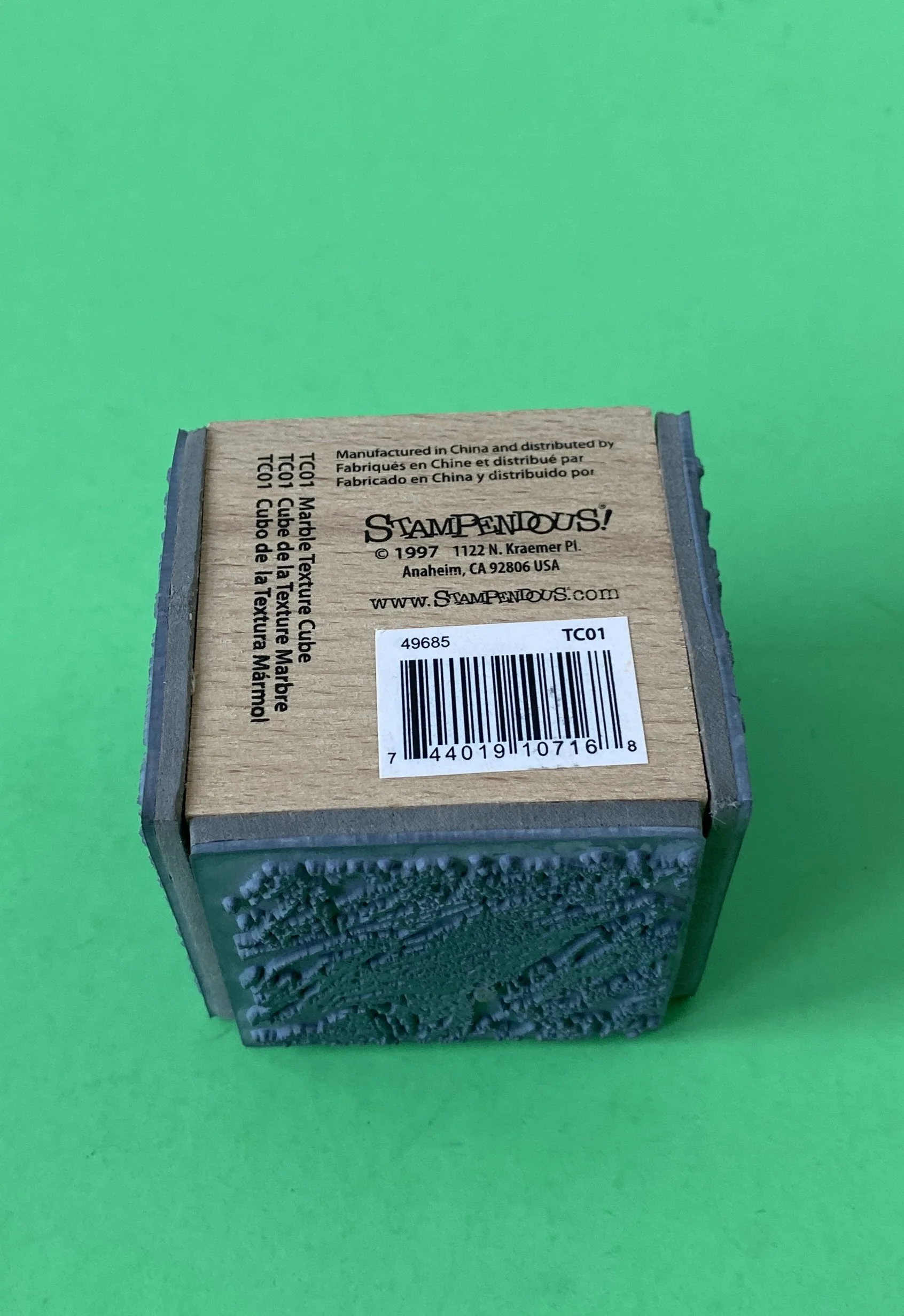 Patterned Stamp Cubes