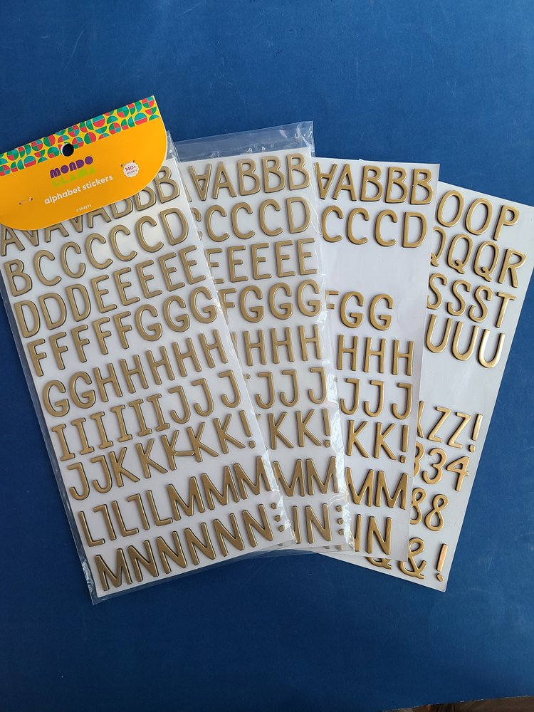Alphabet Sticker Pack — INDIGO HIPPO