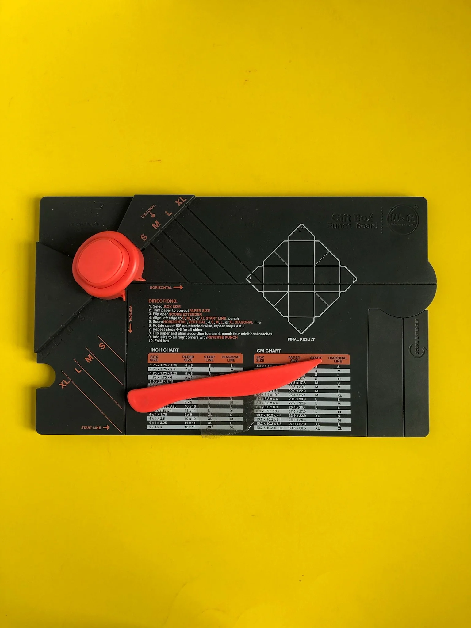 Gift Box Punch Board