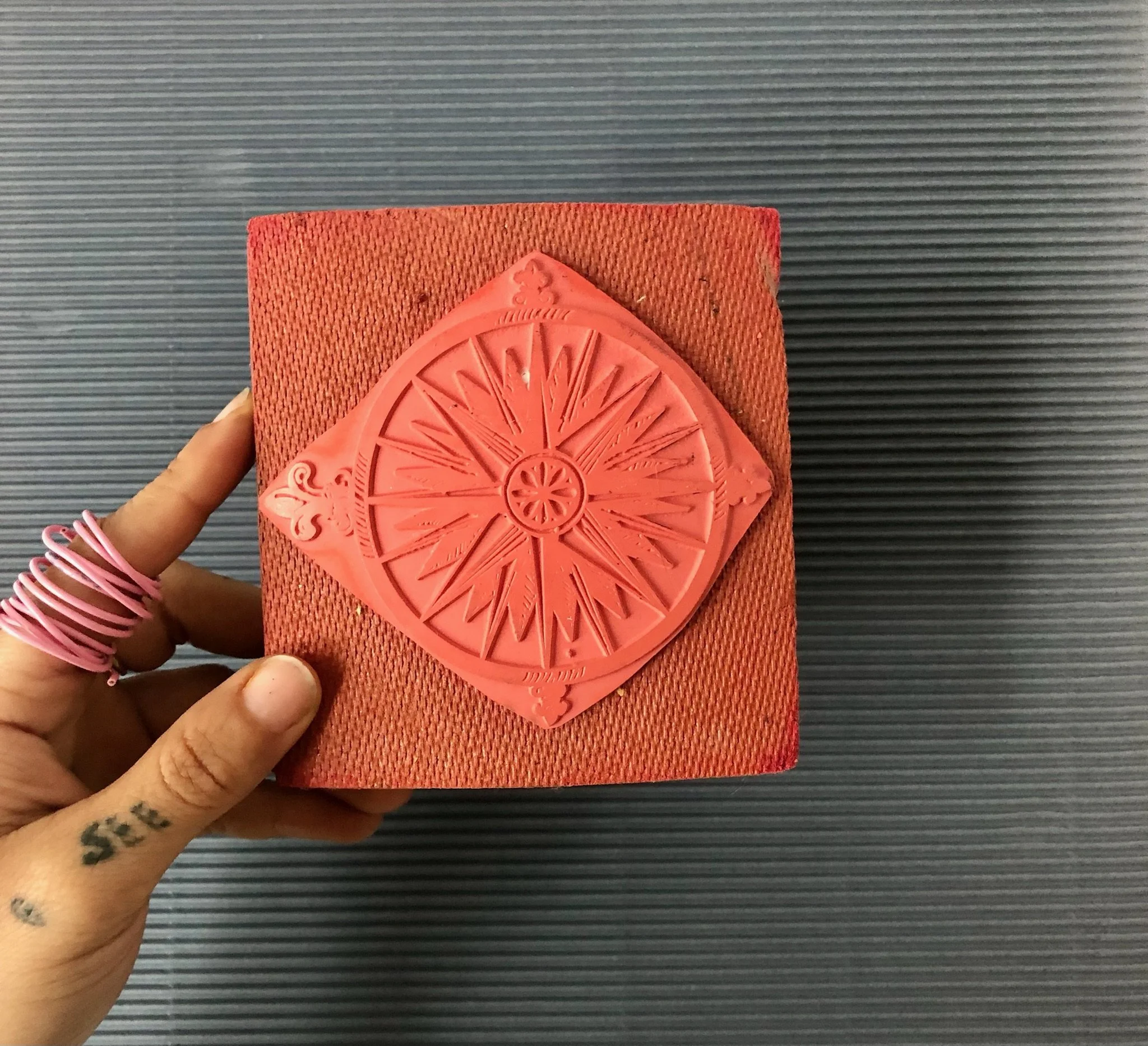 Large Compass-esque Stamp