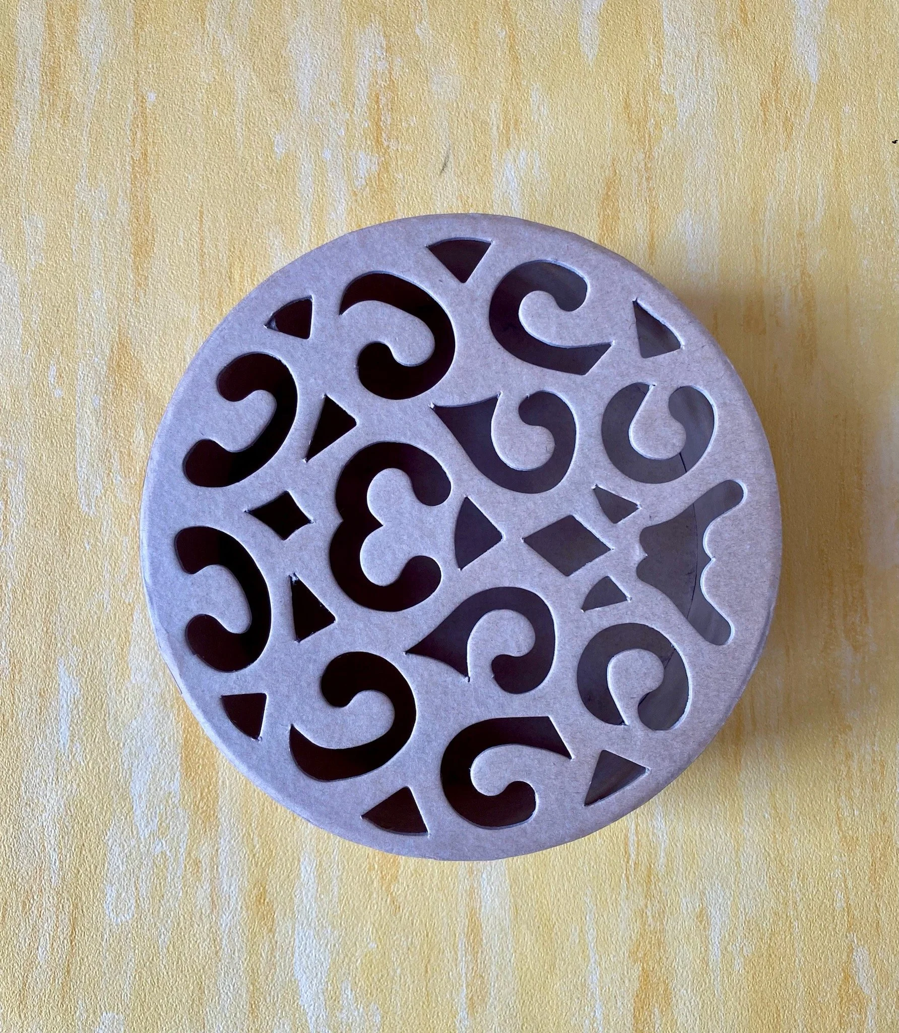 Decorative Chipboard Container