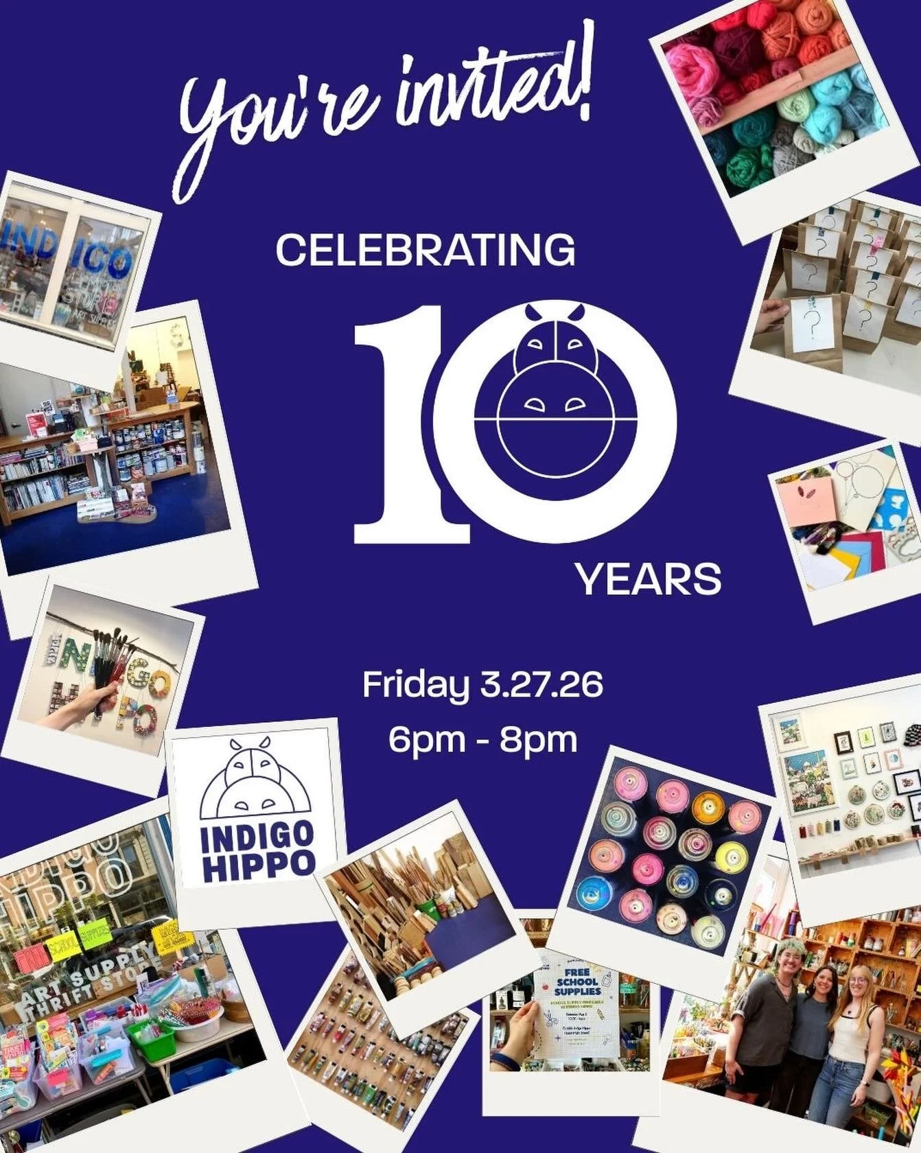 Indigo Hippo's 10th Birthday