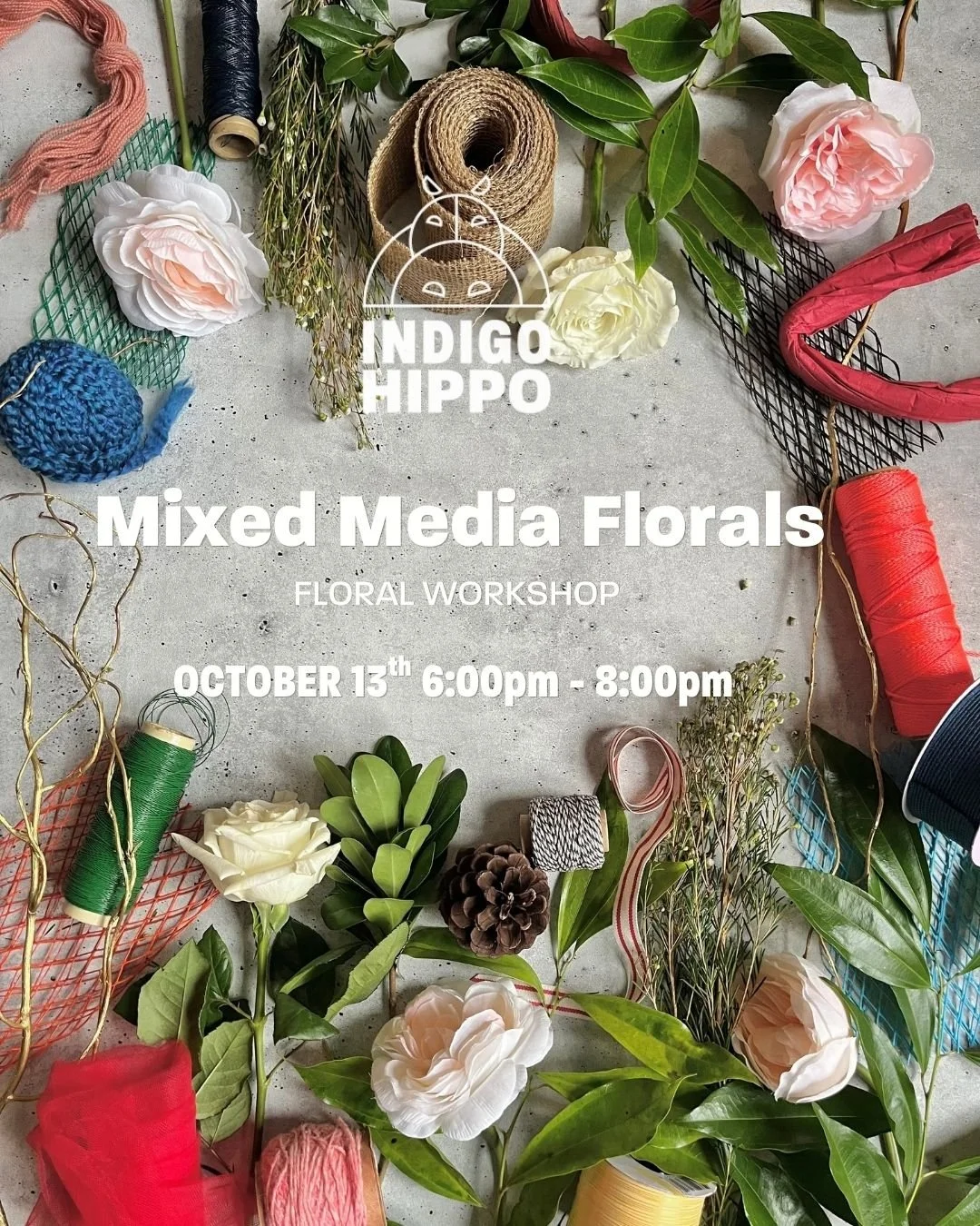 Mixed Media Florals Workshop