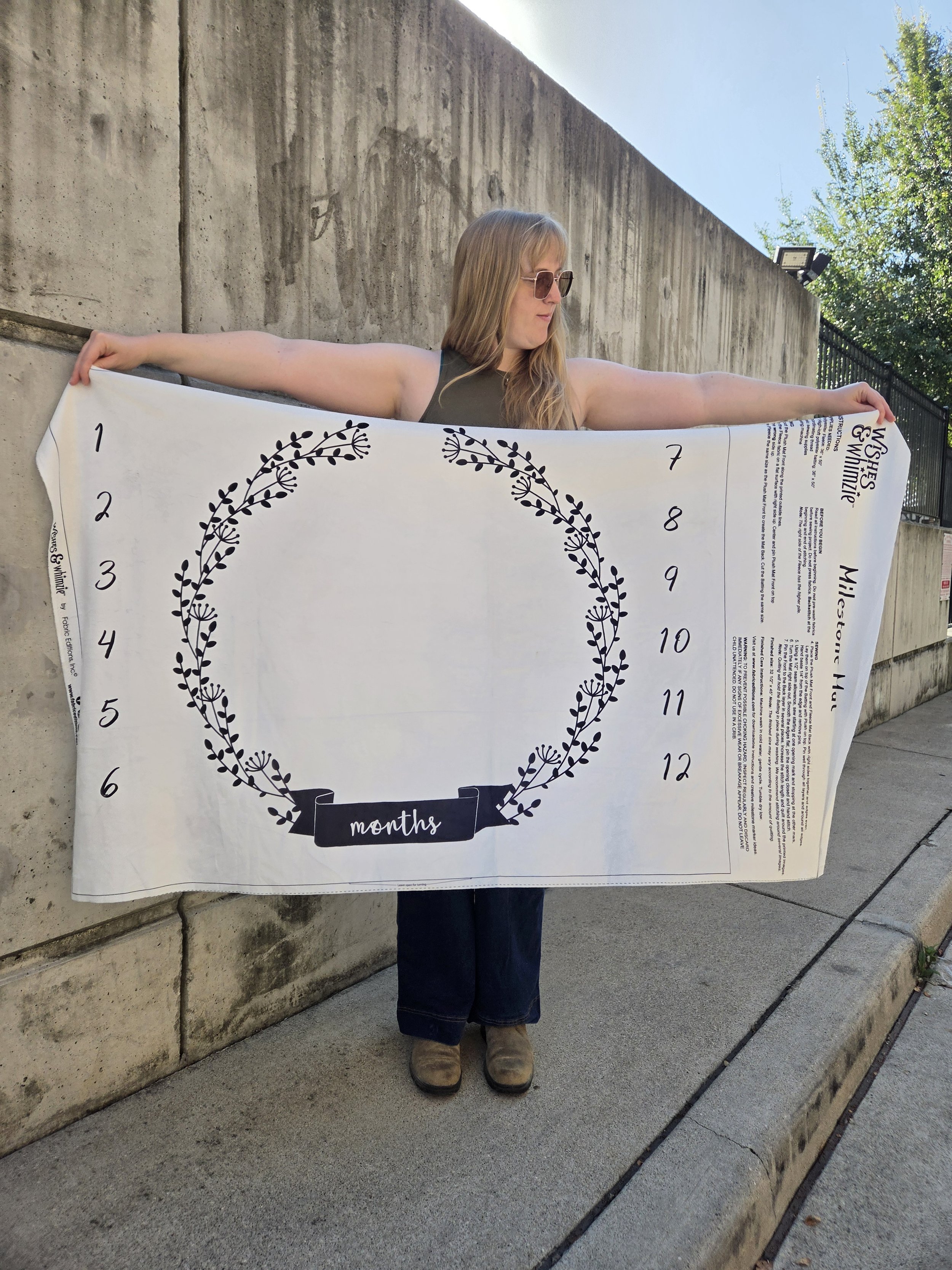 Plush Baby Milestone Mat