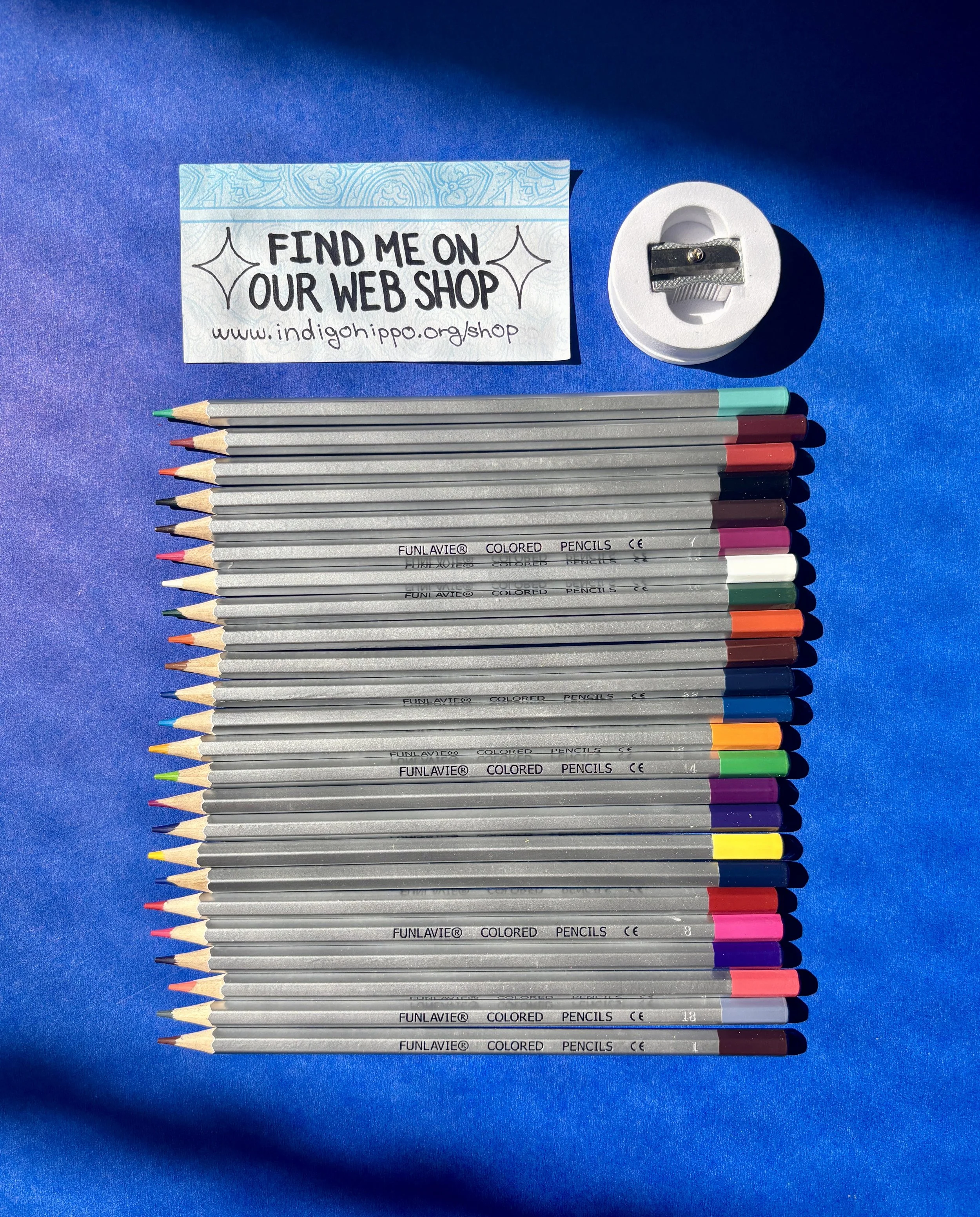 Colored Pencils & Handheld Sharpener Kit