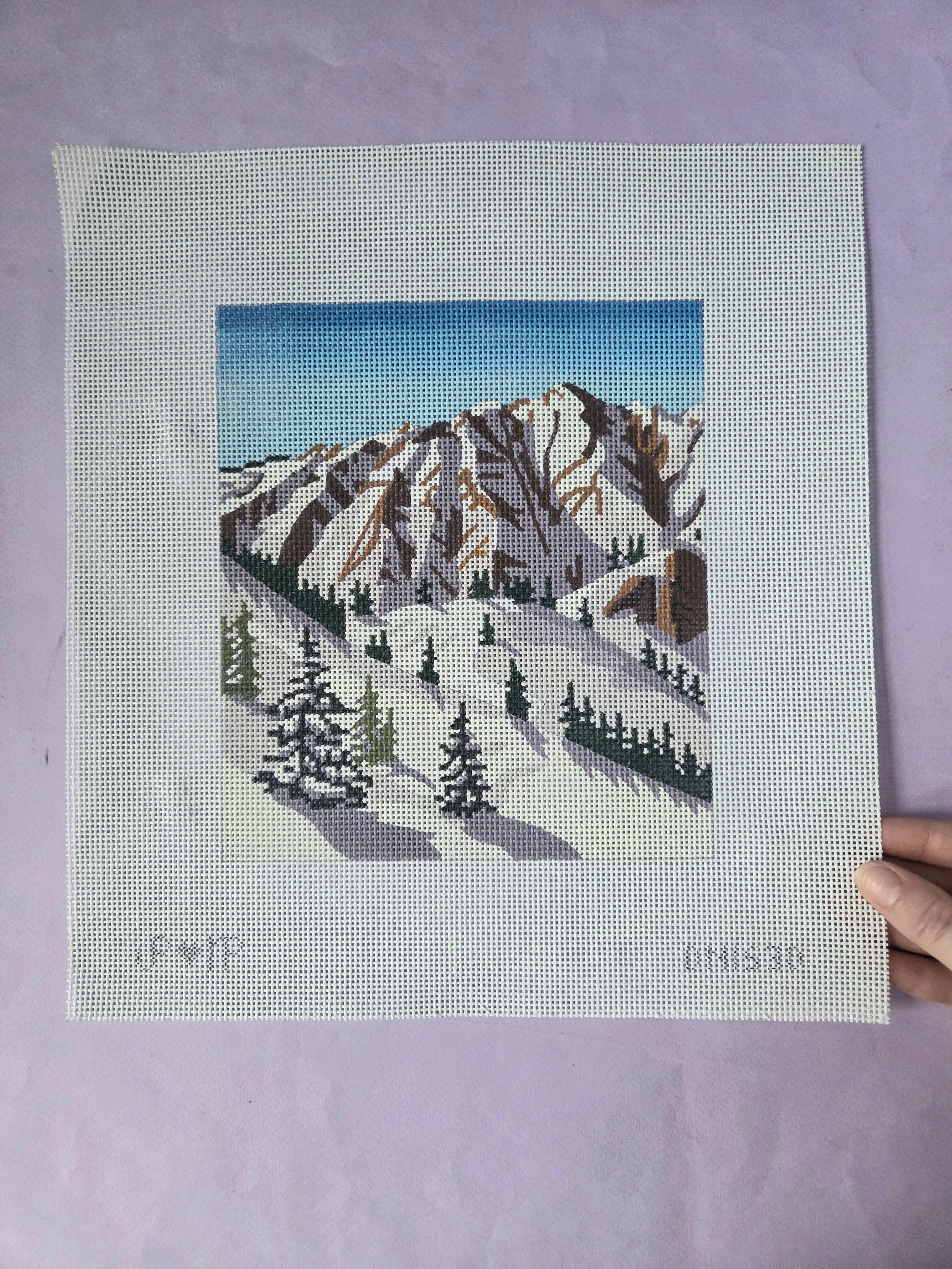 Mountain Needlepoint Canvas