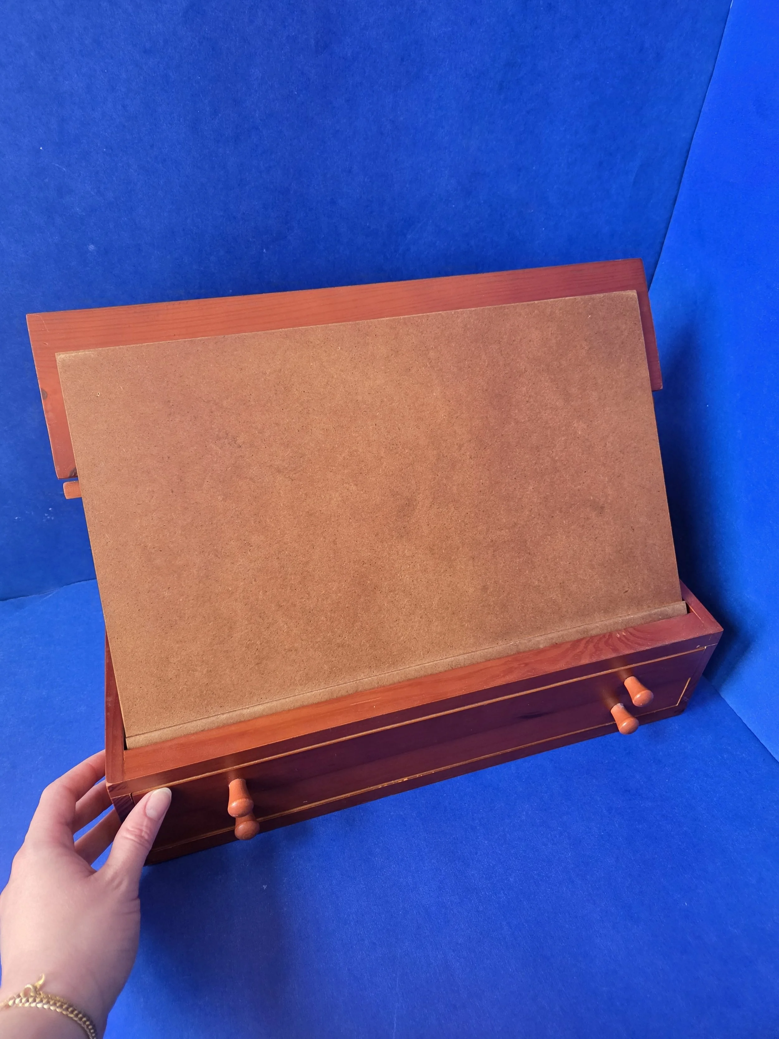 Wooden Drawing Easel & Supplies