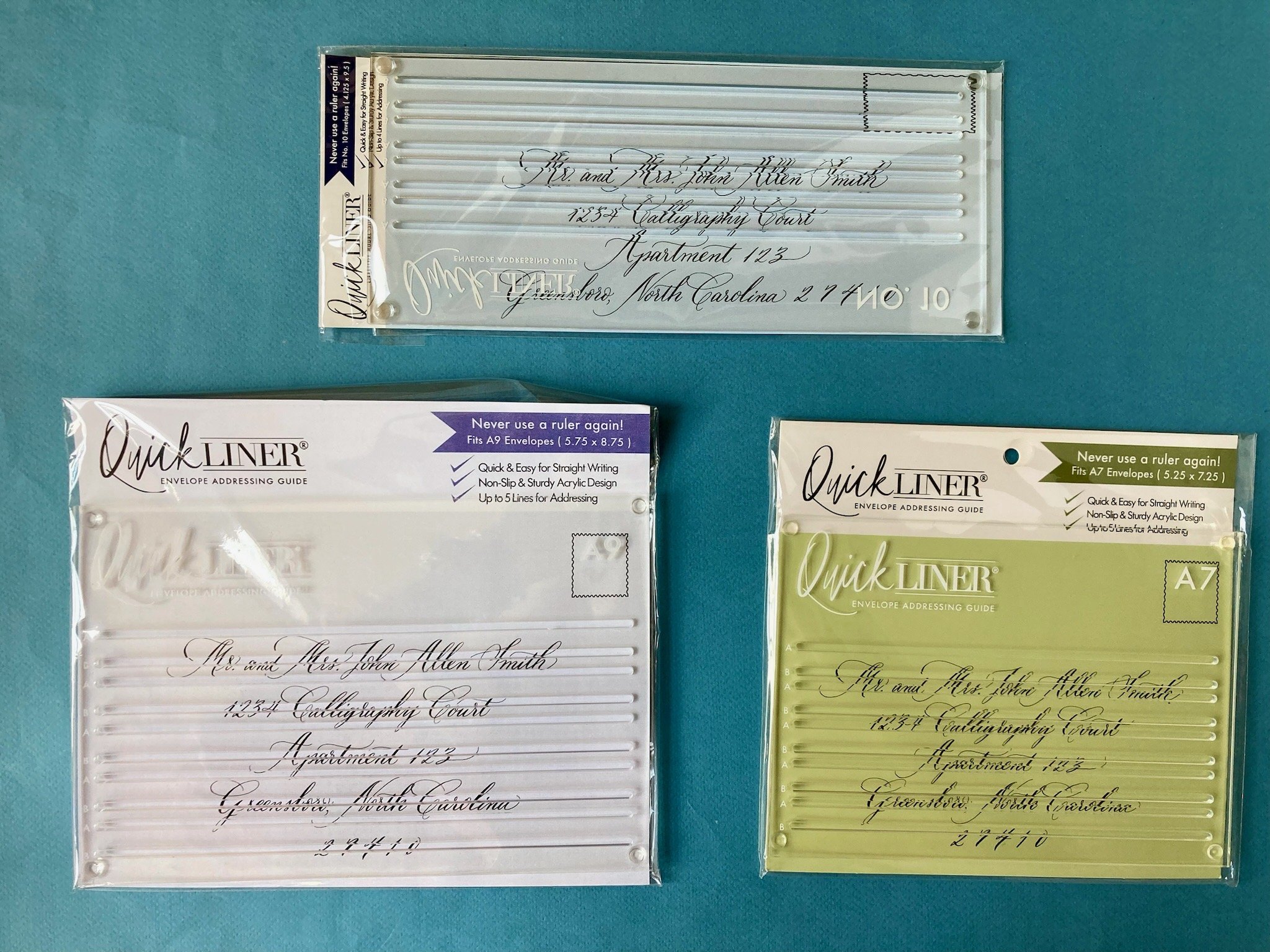 Quickliner Envelope Addressing Guides