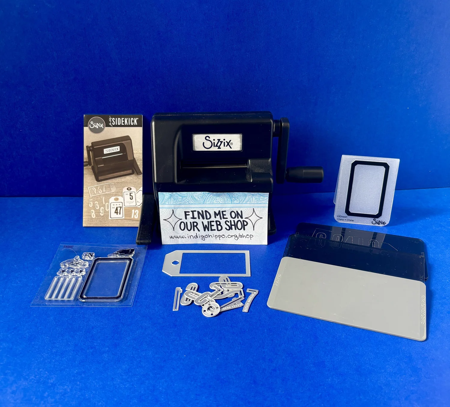 Sizzix Sidekick Mini Embossing/Die-Cut Kit — INDIGO HIPPO