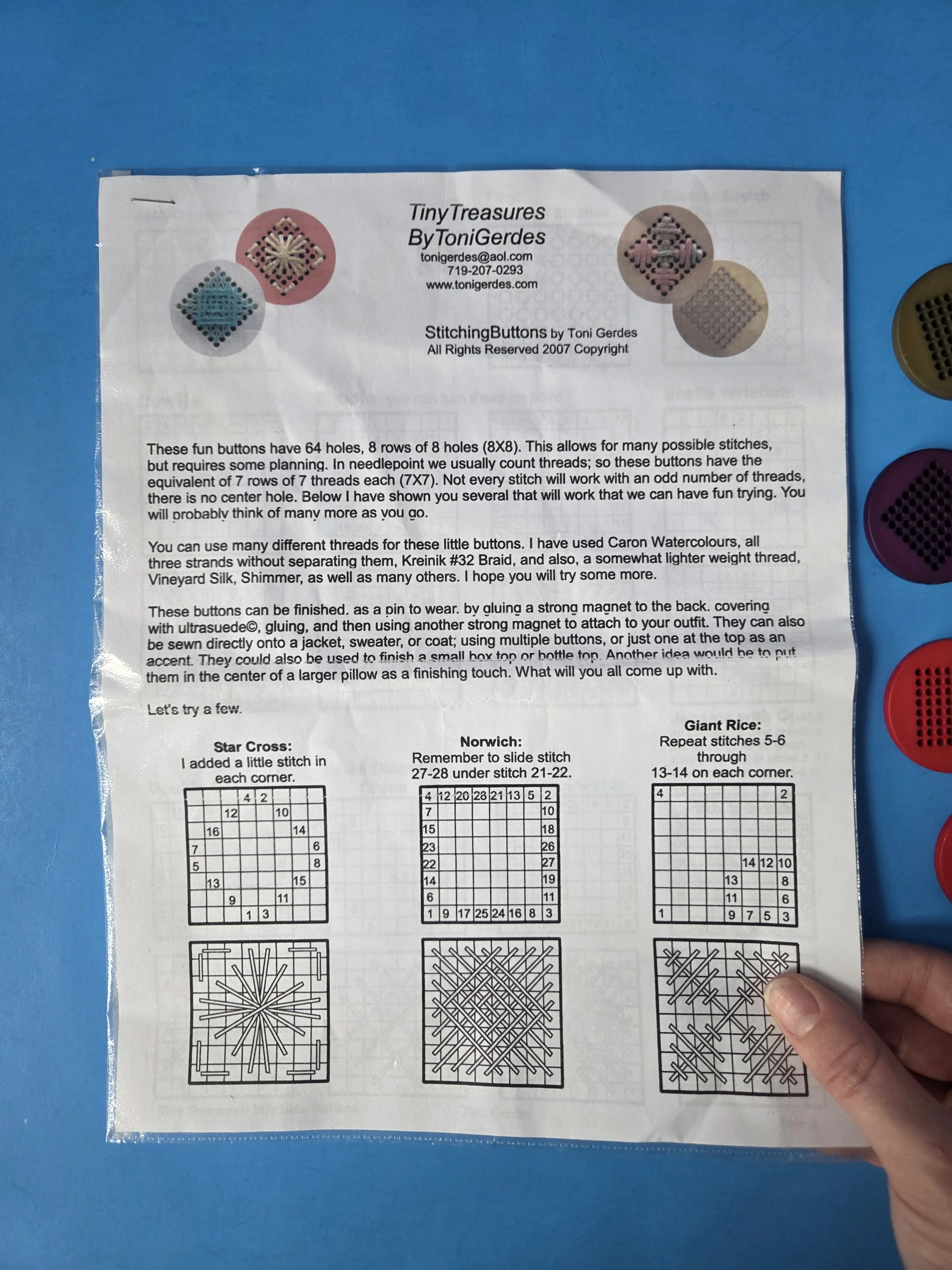 Stitching Buttons