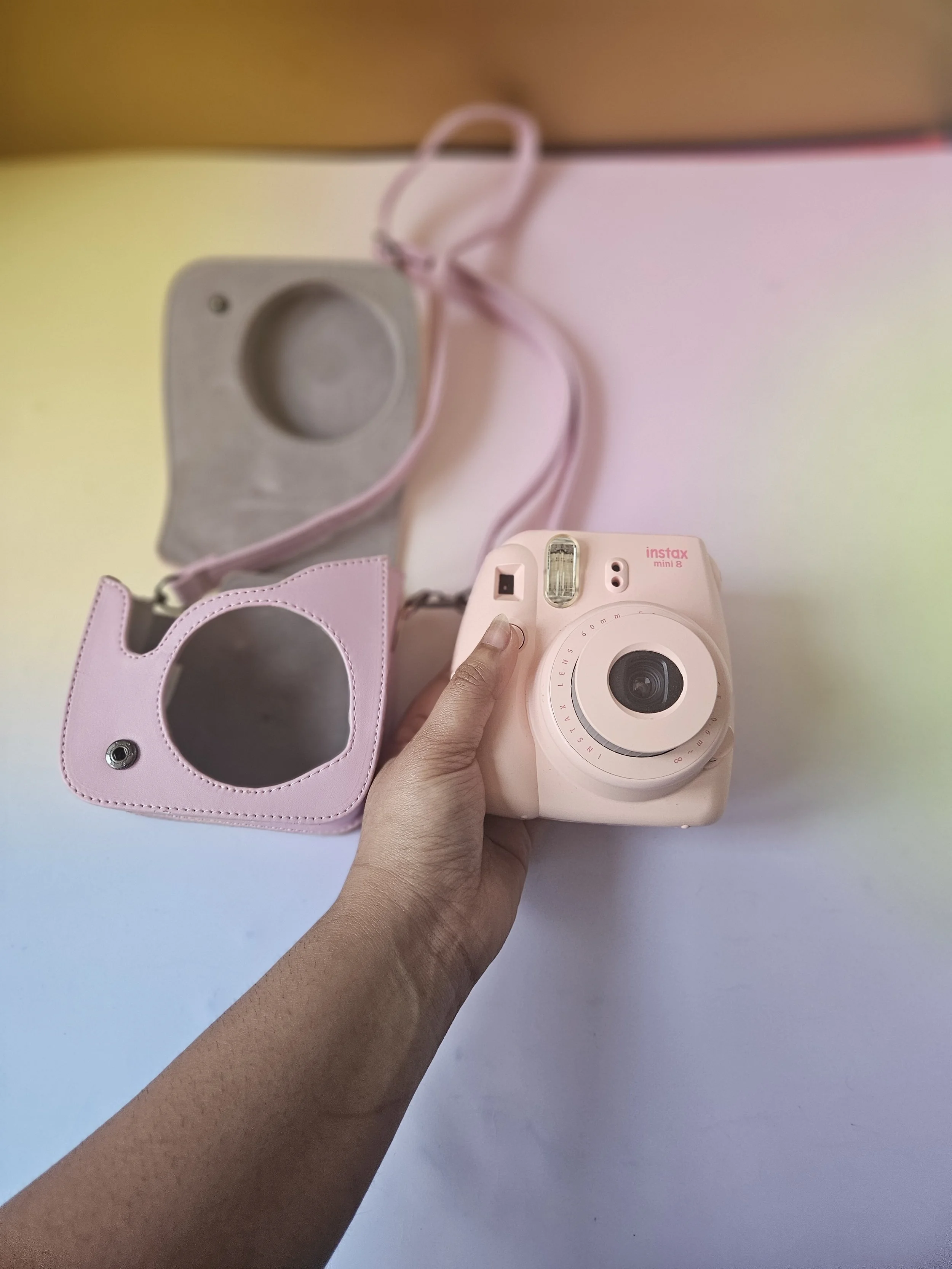 Pink Fujifilm Instax Mini 8 Polaroid Camera