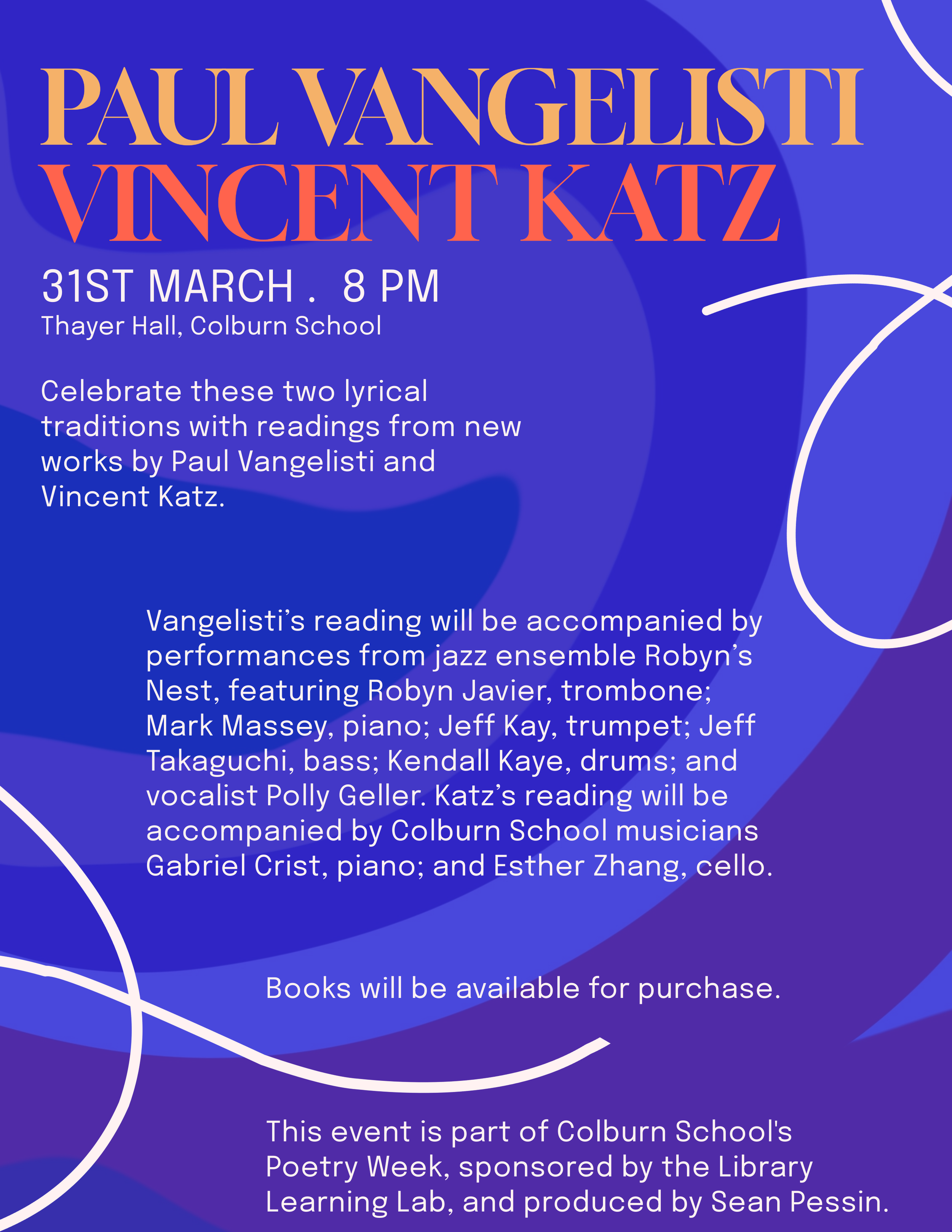 Music and Poetry: Paul Vangelisti &amp; Vincent Katz
