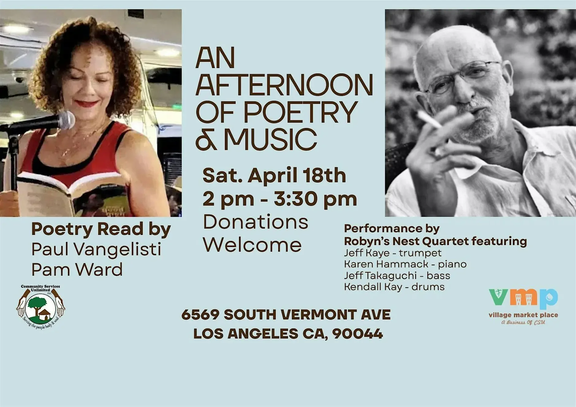 An Afternoon of Poetry &amp; Music at the Paul Robeson Center