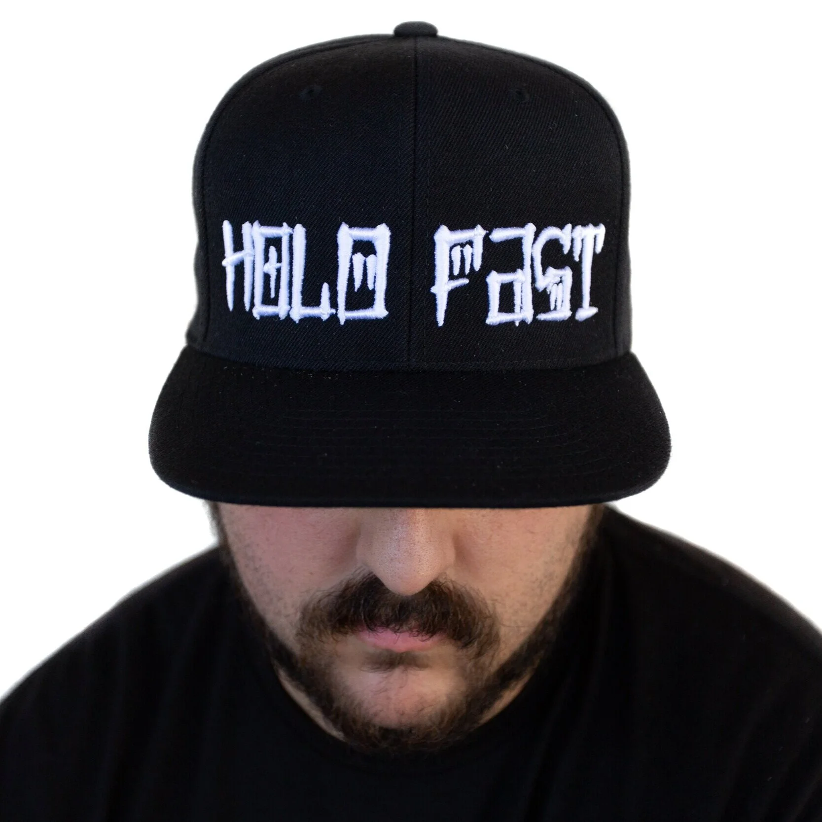 HOLD FAST BLACK SNAPBACK HAT