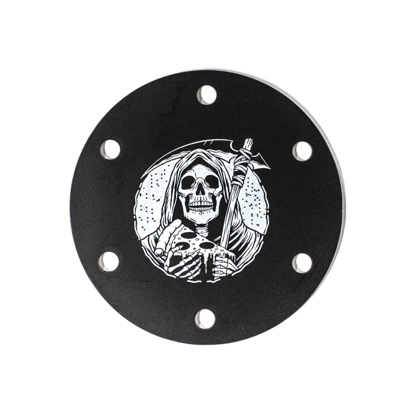 DEATH TO ALL PIZZA HORN DELETE PLATE