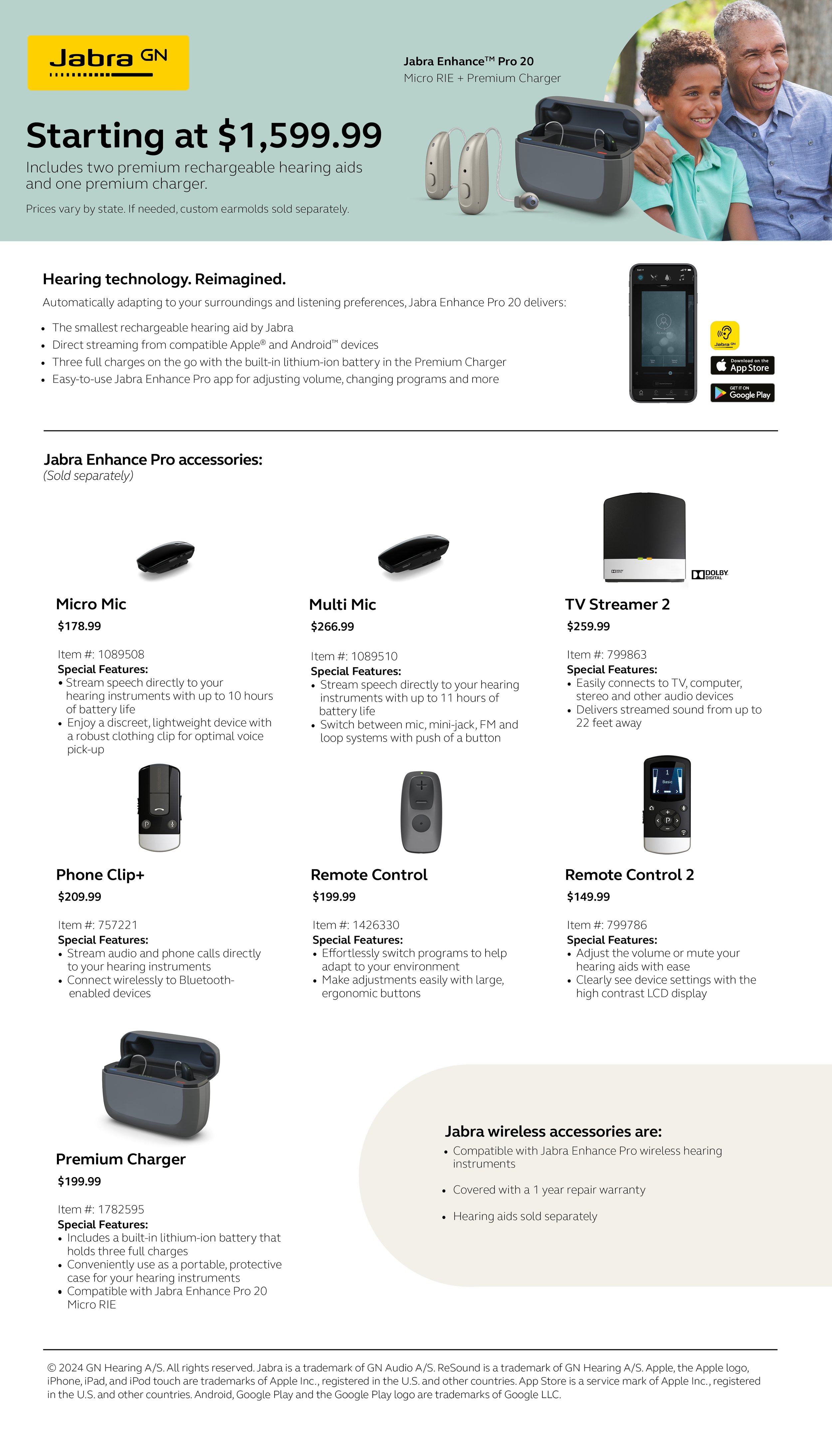 Jabra Mockup of webpage