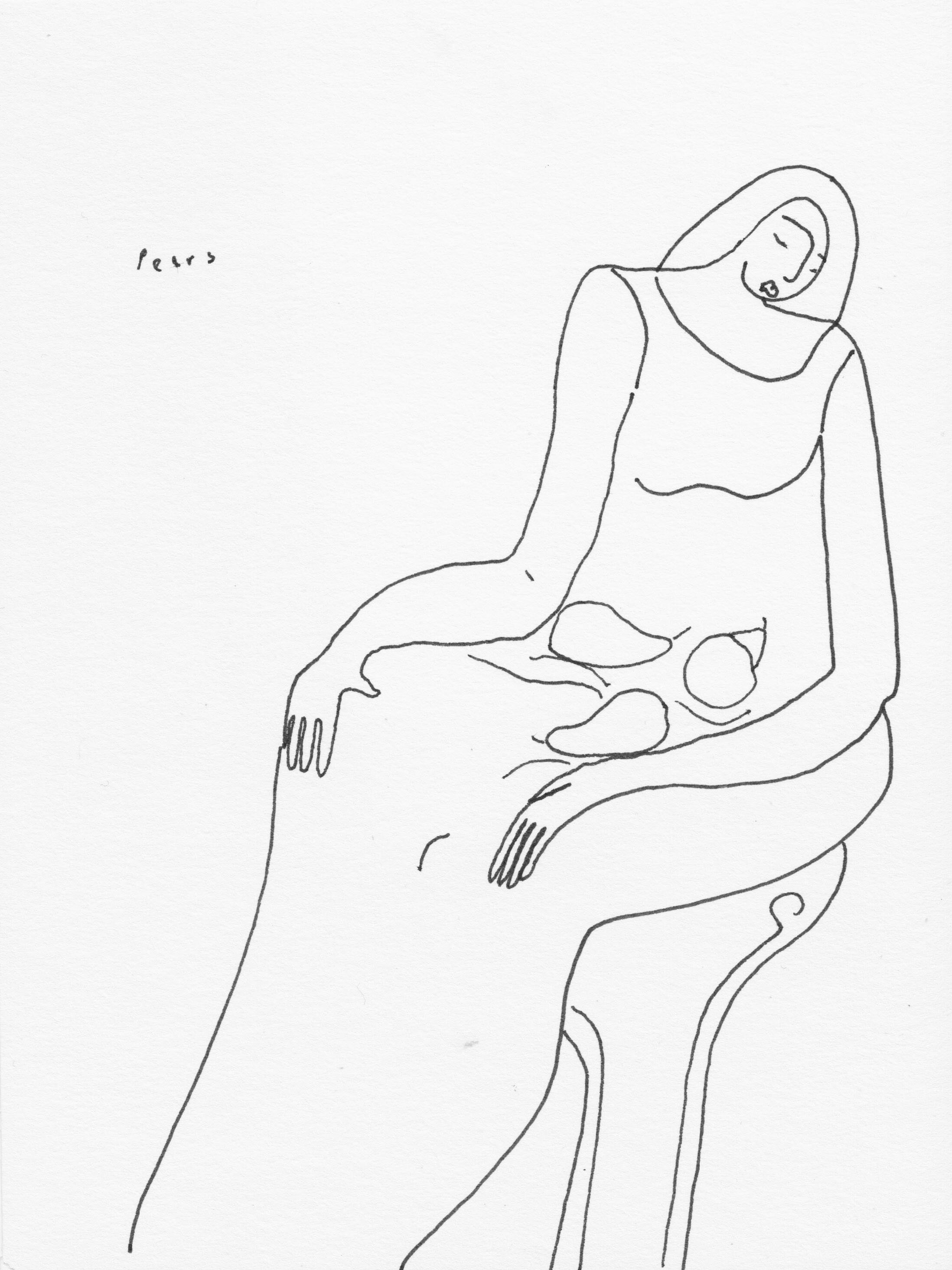 Pears Pen on Paper