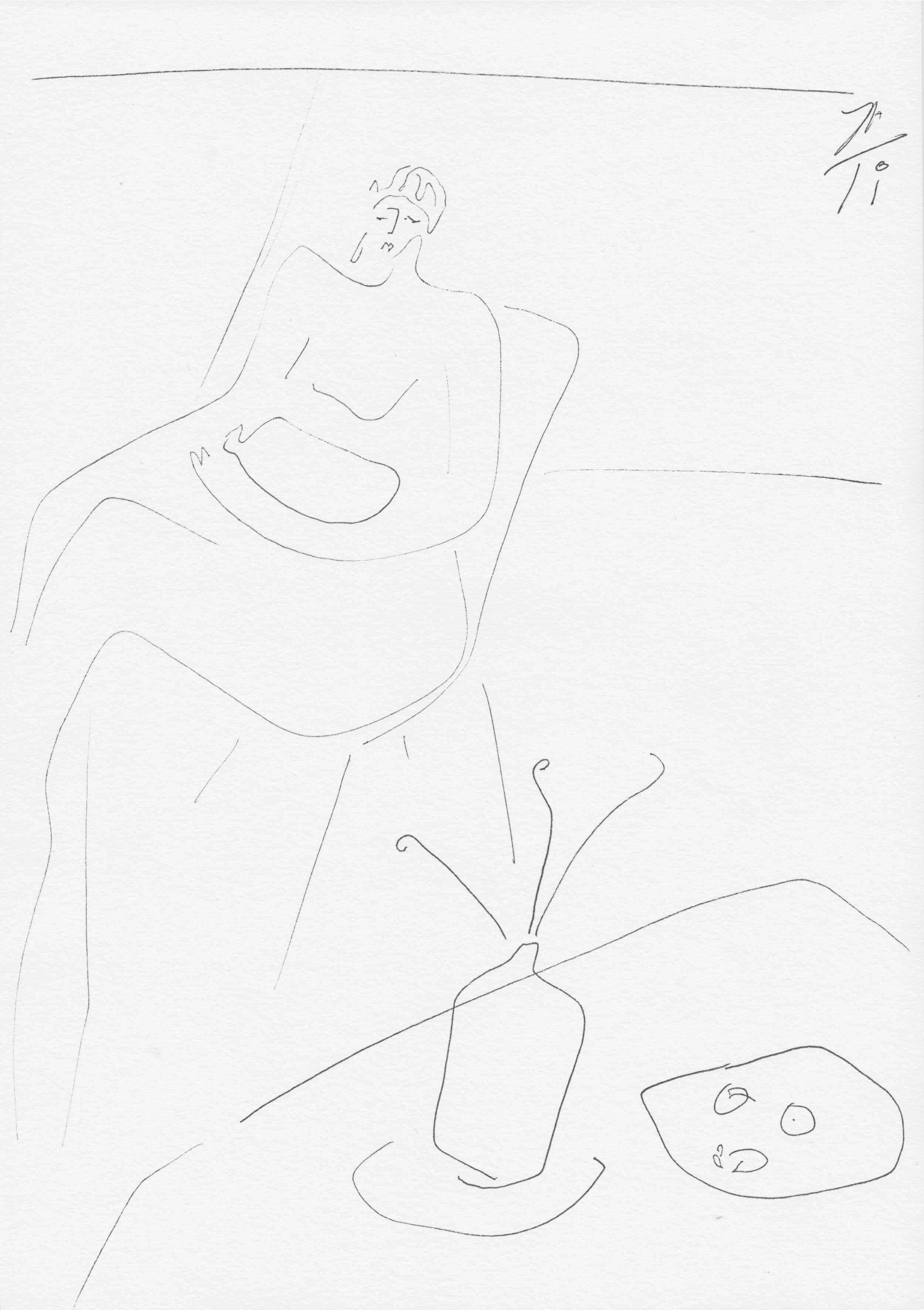 Coffee Table 21.0x29.zcm Pen on Paper