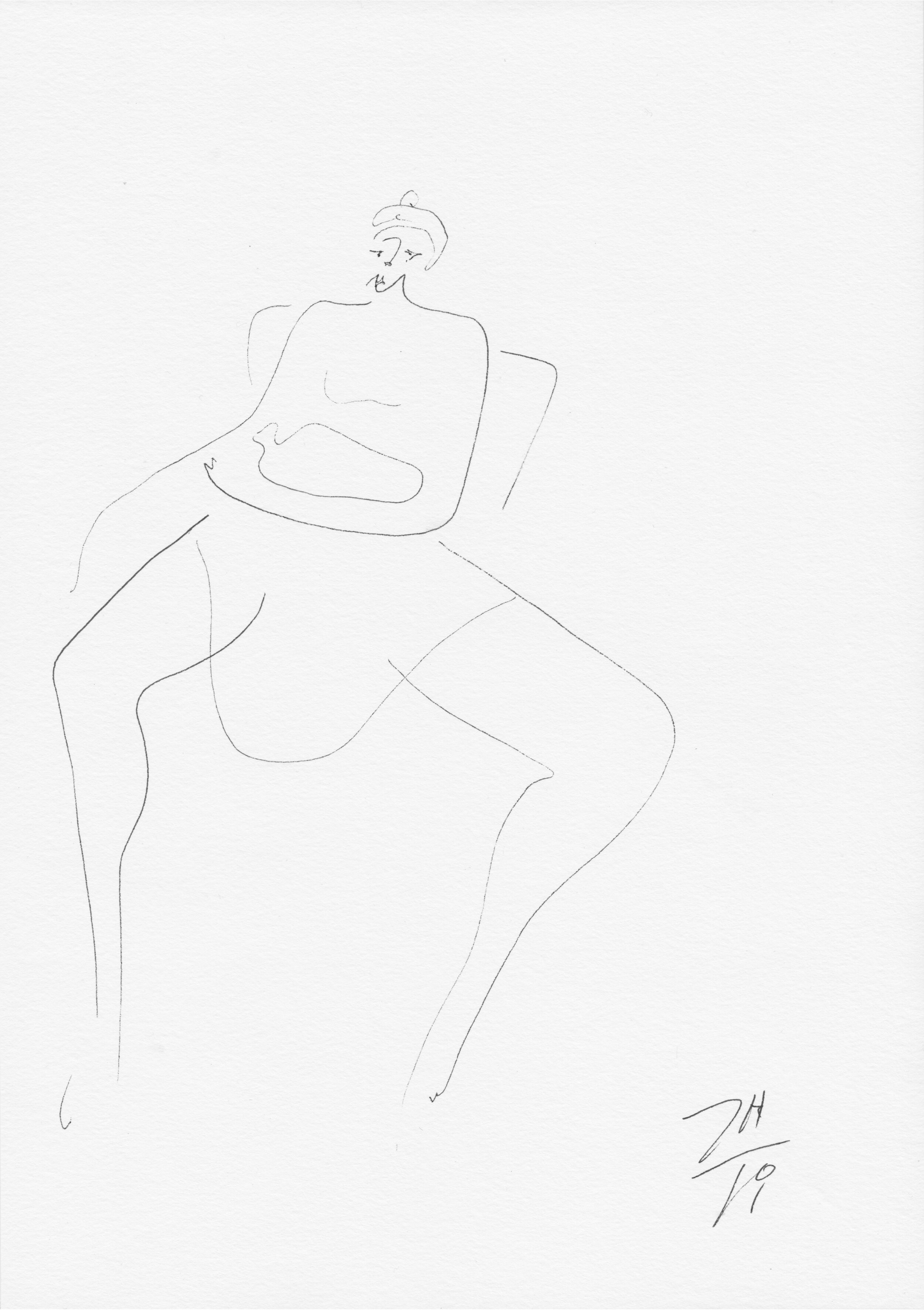 Sacred 21.0x29.zcm Pen on Paper