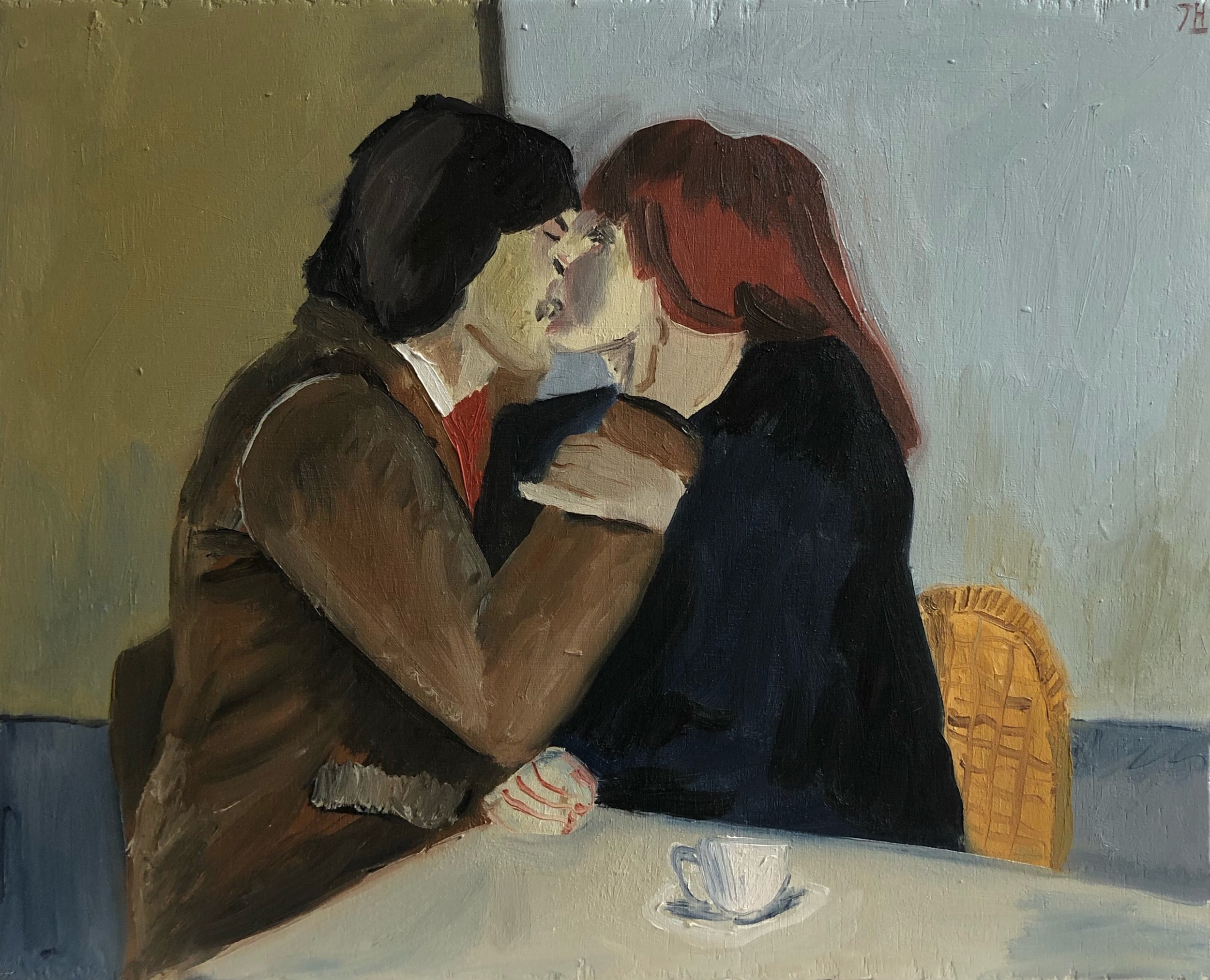 Lovers in Cafe