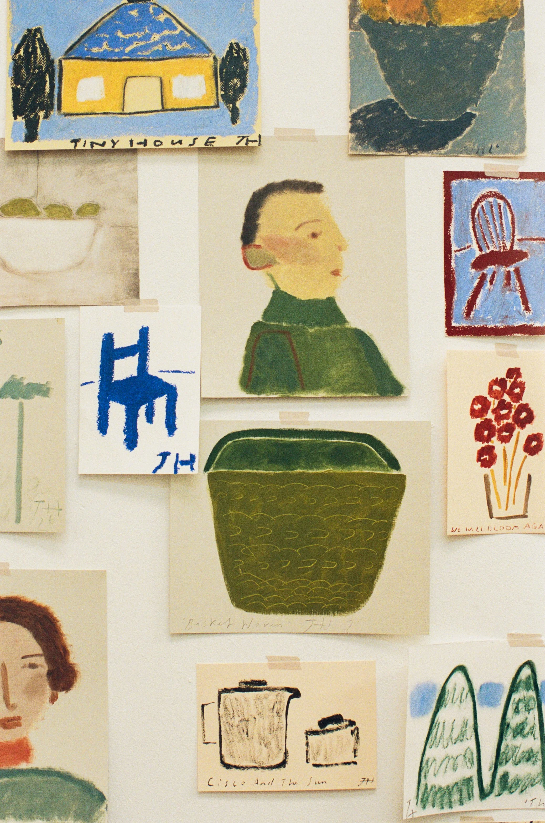  Studio Wall, 2026  Photographed by Aniella Weinberger 