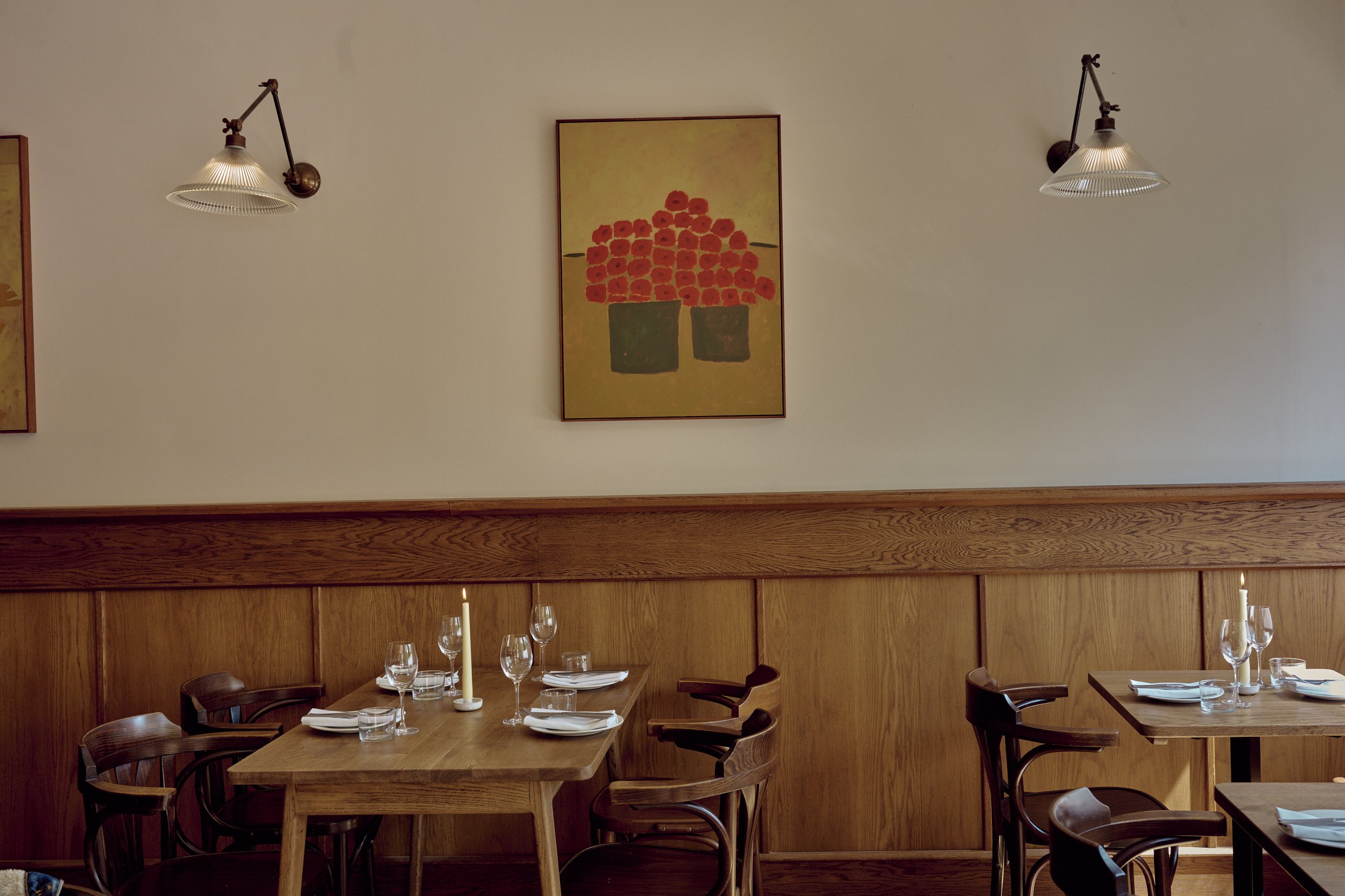   Full of Red , 2026  Ornella Restaurant, London  Photographed by Issy Croker 