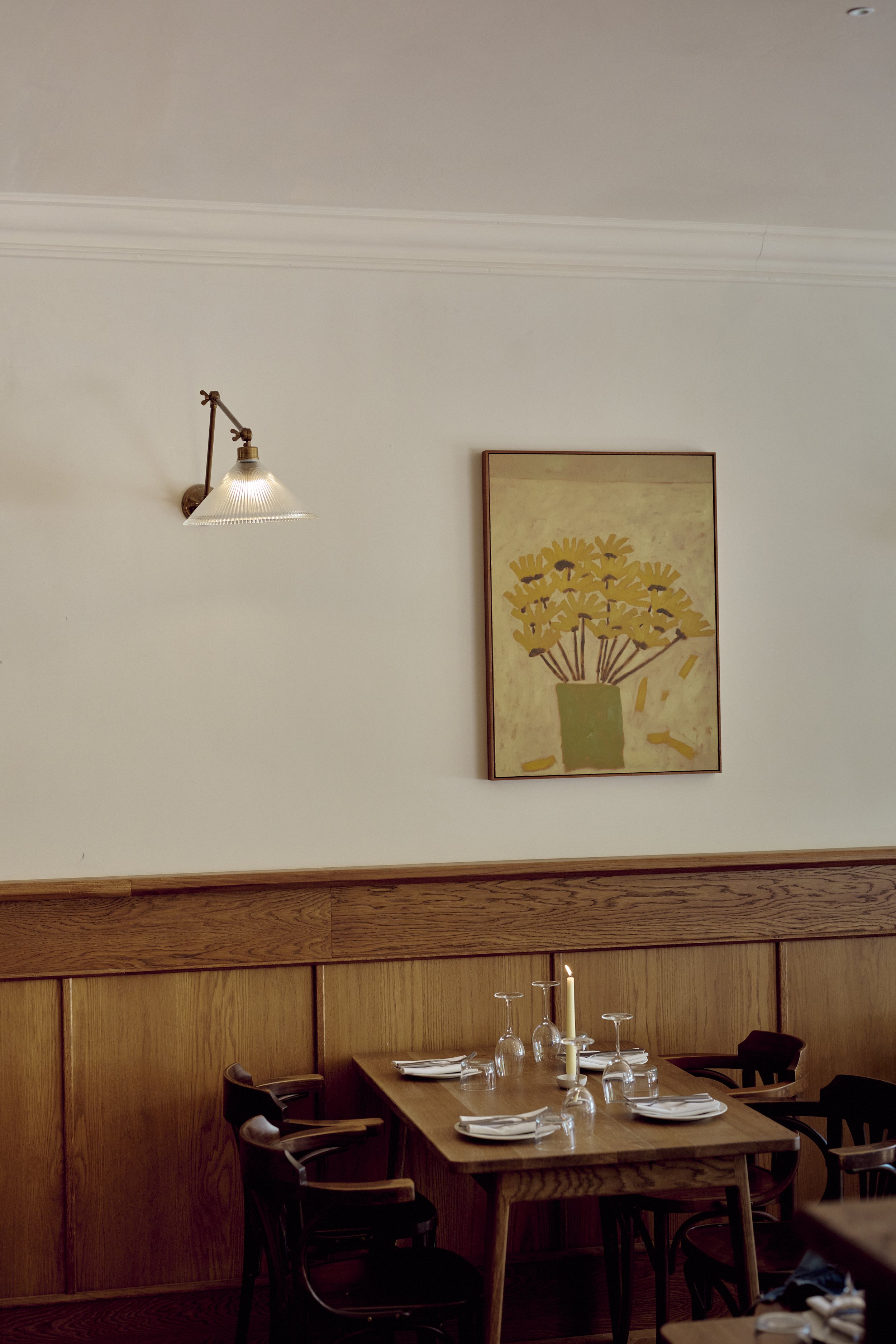   Yellow Queens , 2026  Ornella Restaurant, London  Photographed by Issy Croker 