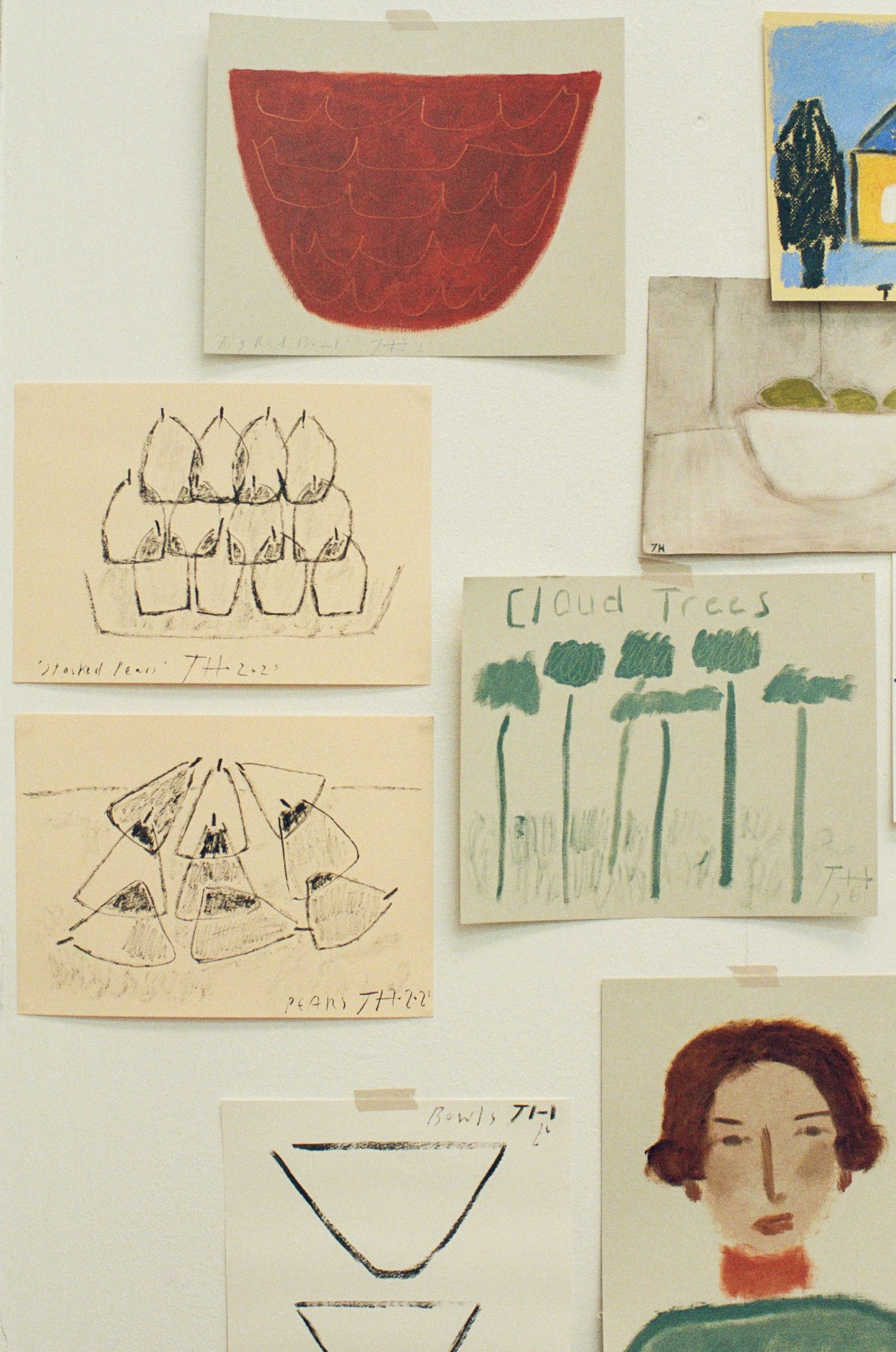  Studio Wall, 2026  Photographed by Aniella Weinberger 