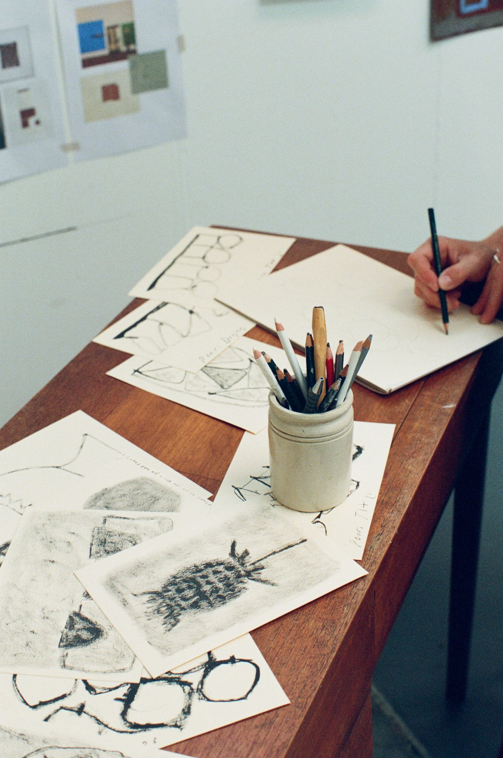  Drawing on the Desk, 2026  Photographed by Aniella Weinberger 