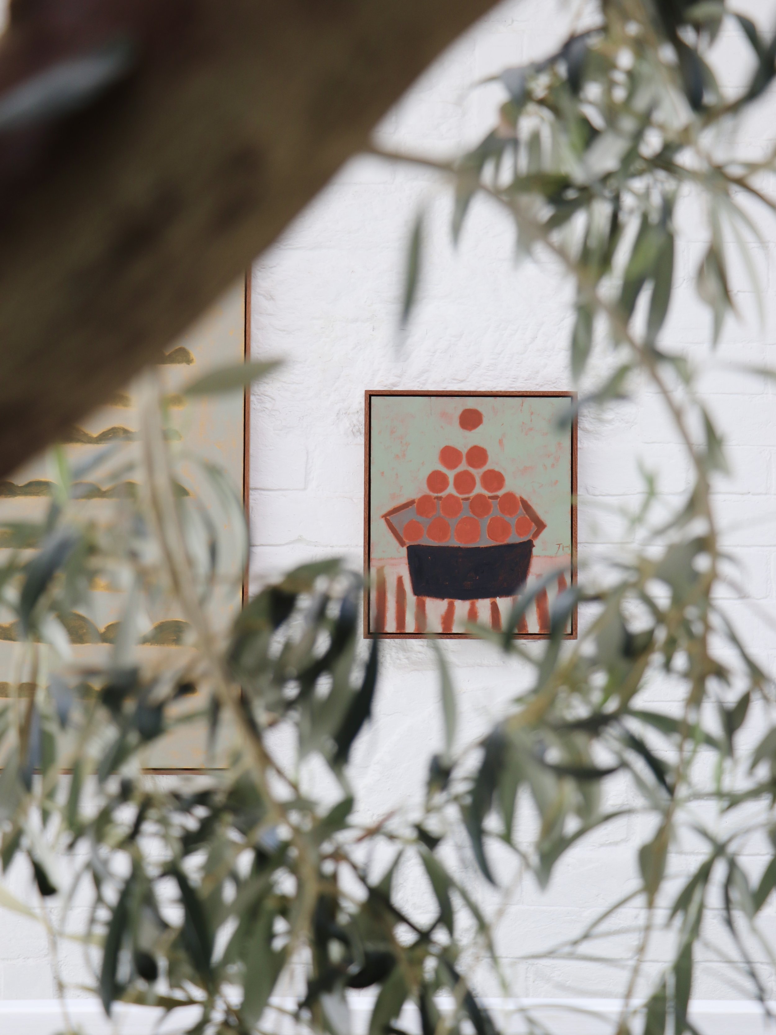   Fruit Basket , 2026  MORGANS Show No.2  Sapele tray frame by Joshua Smith Framing  Photographed by Martha Holmes 