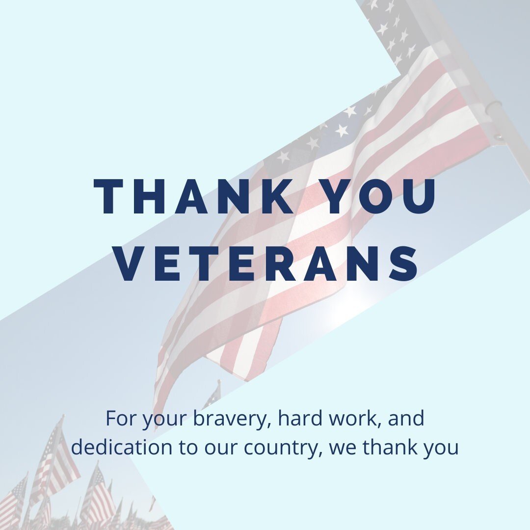🇺🇸 Happy Veterans Day! 🇺🇸⁠
⁠
Veterans, we thank you for your dedication and sacrifices to provide the freedoms we enjoy in our country. We celebrate you today.⁠
⁠
#veteransday #thankyou #veterans #military #america #usa #army #airforce #navy #hap