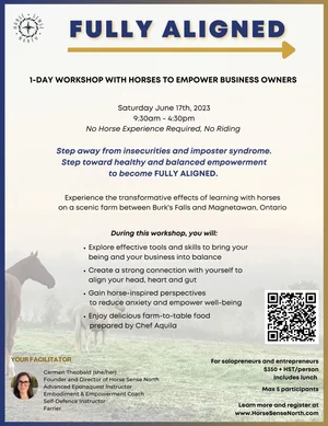 FULLY ALIGNED - 1-Day Workshop With Horses to Empower Business Owners ...