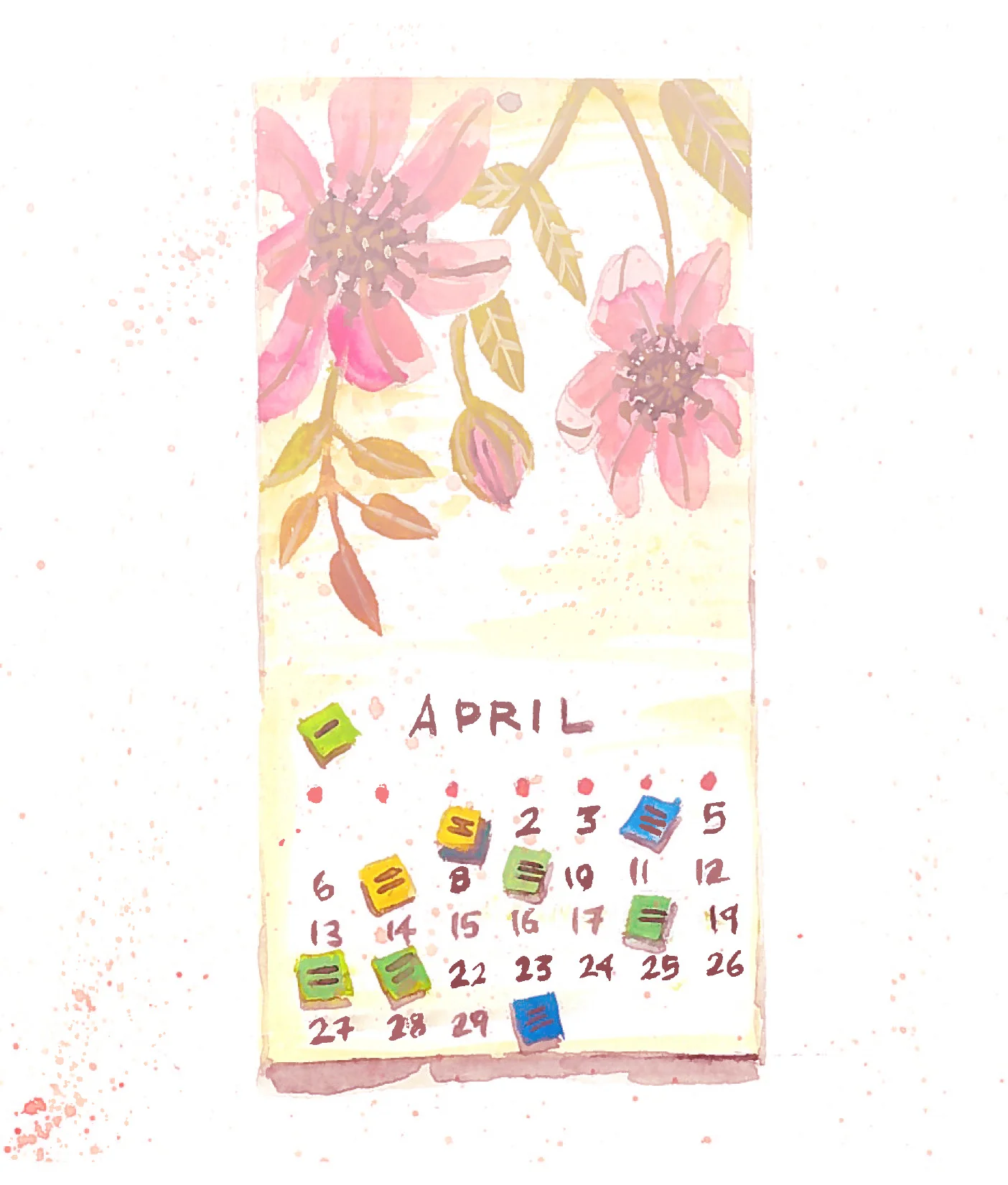 End of Term, Watercolour painting