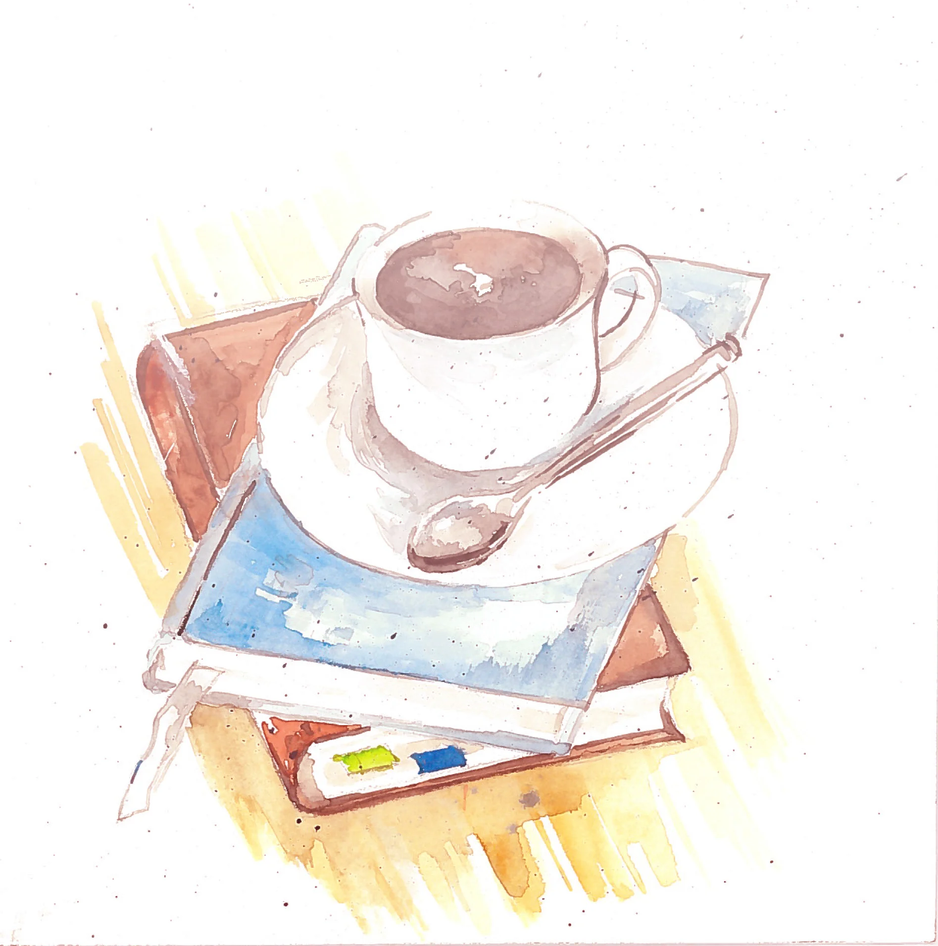 Art History, Watercolour painting