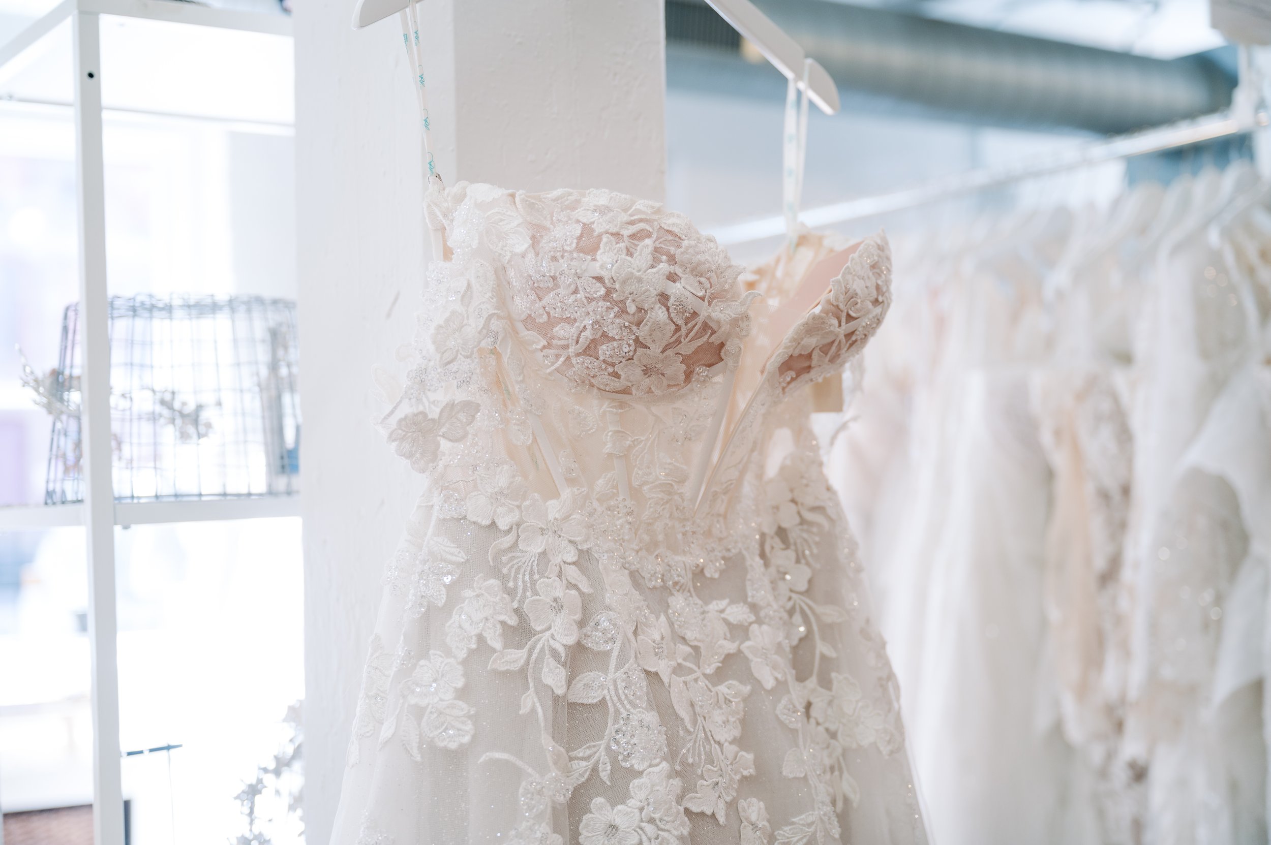 GABRIELLA Bridal Crystals Mermaid Gown with detachable Ruffle train, Wedding  Dress, SKU# WDMG1001