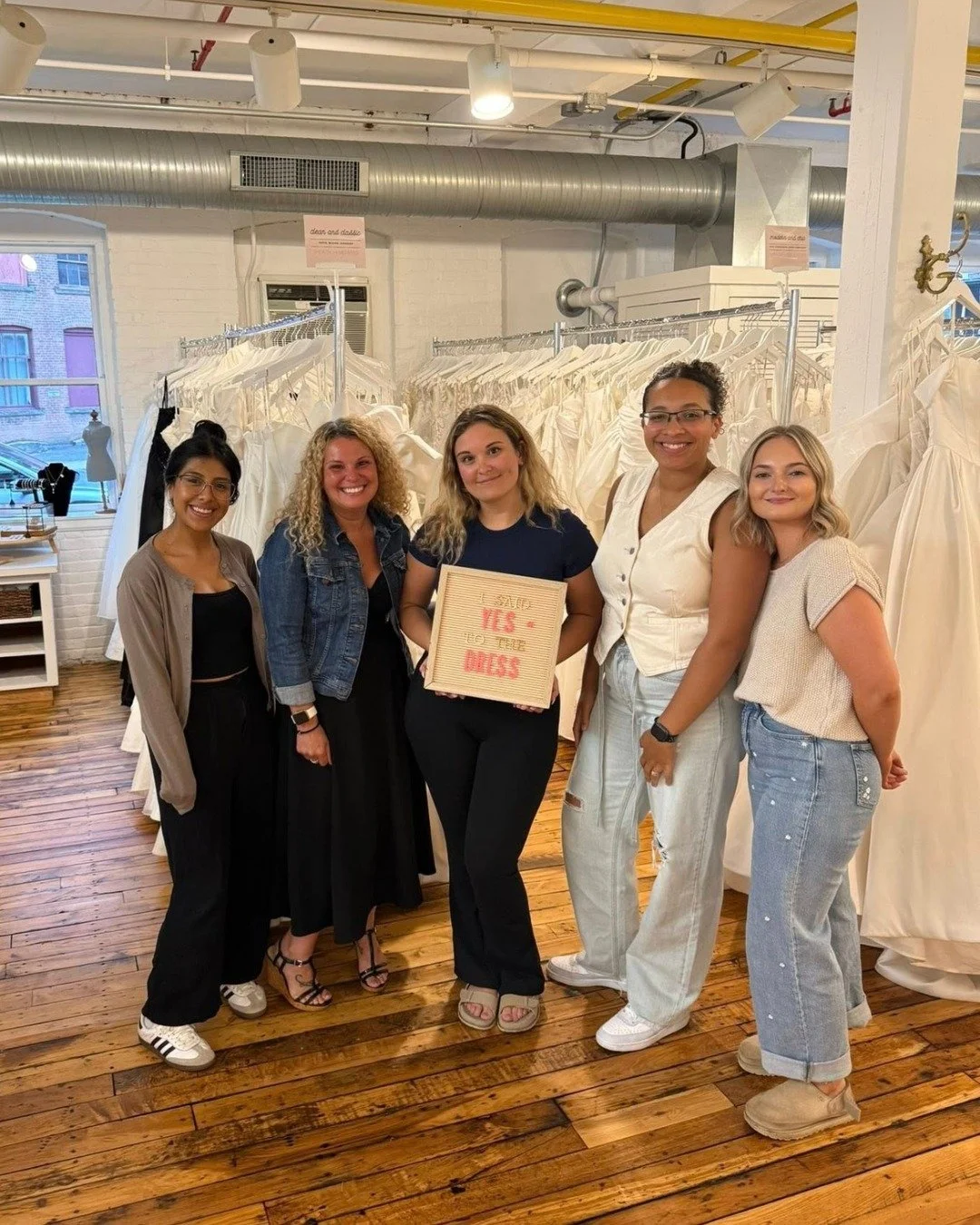 Cue the champagne because @emilykulinski said YES!!🍾🥂 

Ready to find your dress next? Our appointments are filling up FAST.

To request an appointment, comment GOWN!✨ 

Our Embassadors can't wait to help you find 'the one'!

#weddingembassybride #