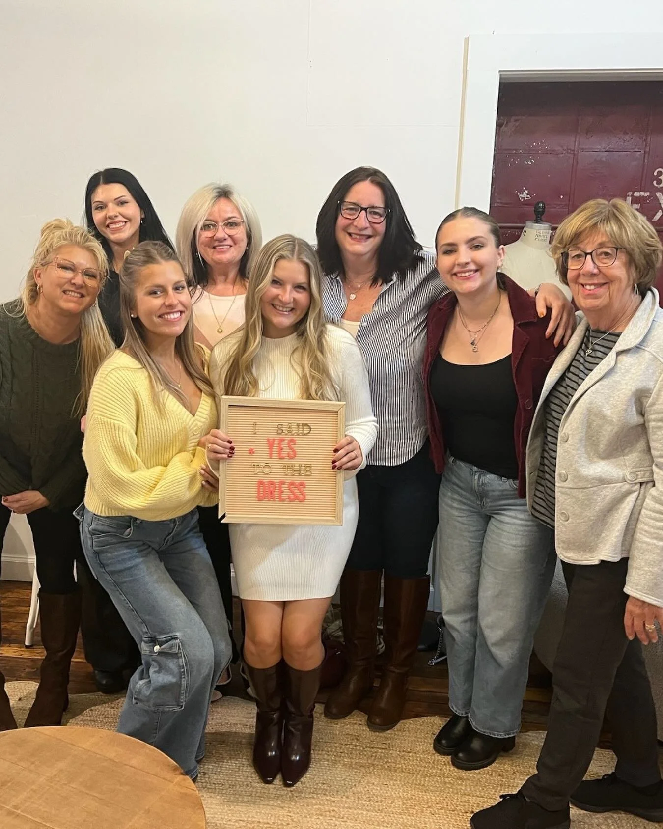 &ldquo;I did the champagne toast on a Saturday, and the entire experience was perfect! 🥂✨

I loved that I could share the day with so many of my favorite people, and they loved being able to pin some dresses! Bonnie was the best and made me feel so 