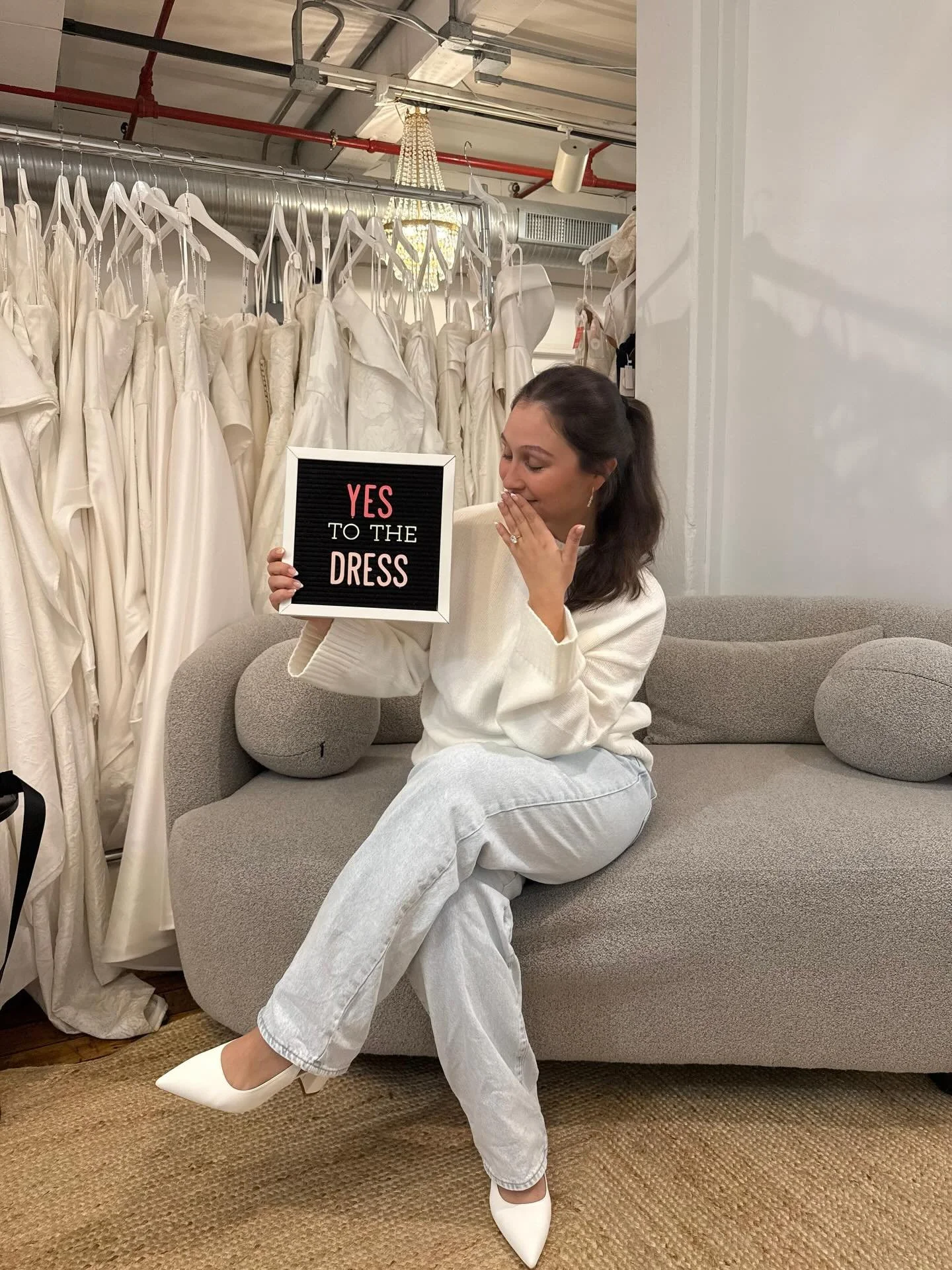 Ring? ✔️ Dress? ✔️ Next stop, the aisle! 🤍

@lindsey.rodgers and her crew had the best time celebrating and making memories together. It&rsquo;s an experience you won&rsquo;t forget! 

Still need to find your gown? Comment YES for an appointment lin