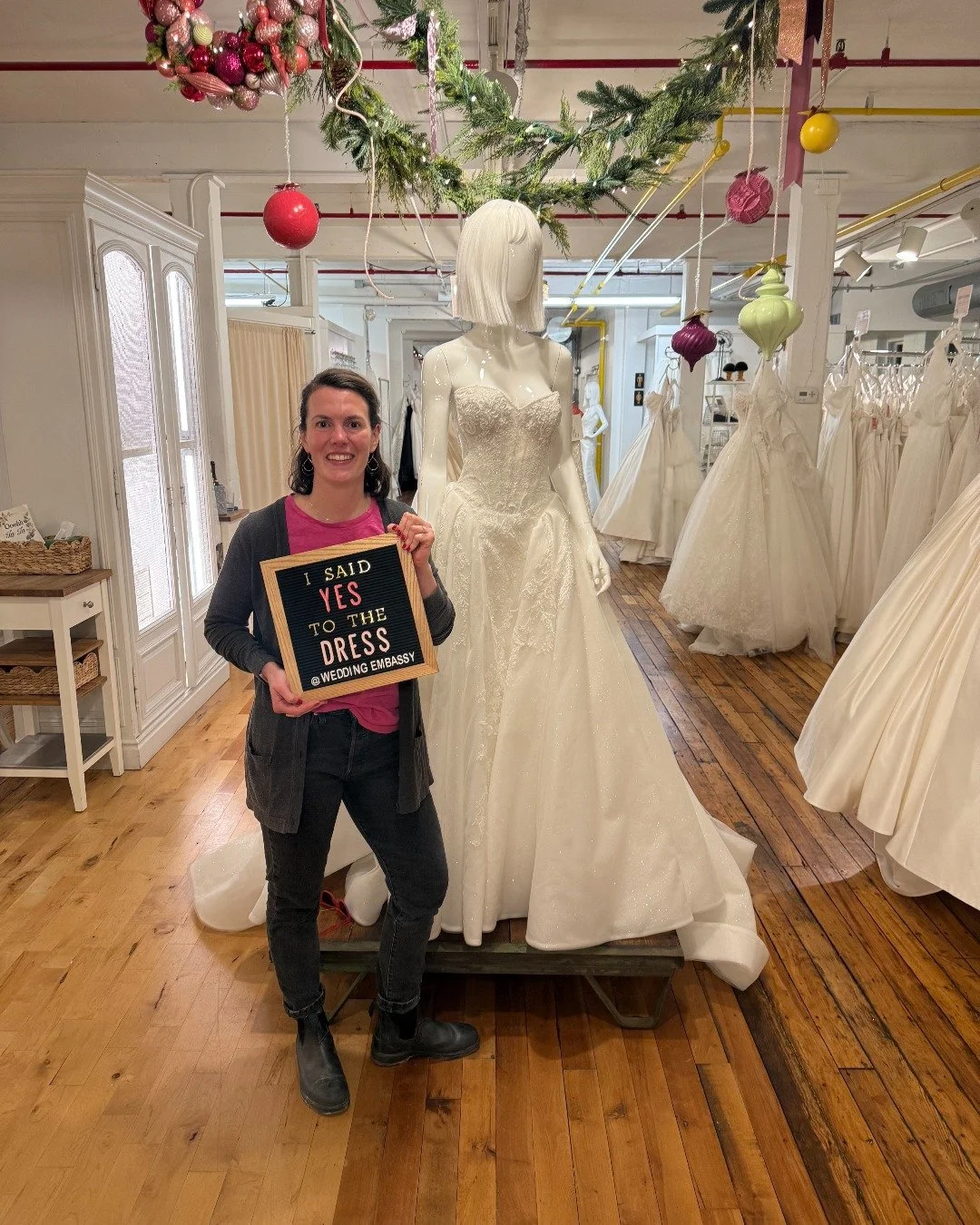 There&rsquo;s nothing like that moment when you step into your gown and just know!

@bbanizzle, you looked absolutely stunning, and we&rsquo;re so honored to be part of your bridal journey. We can&rsquo;t wait to see you shine on your big day 💍

Who